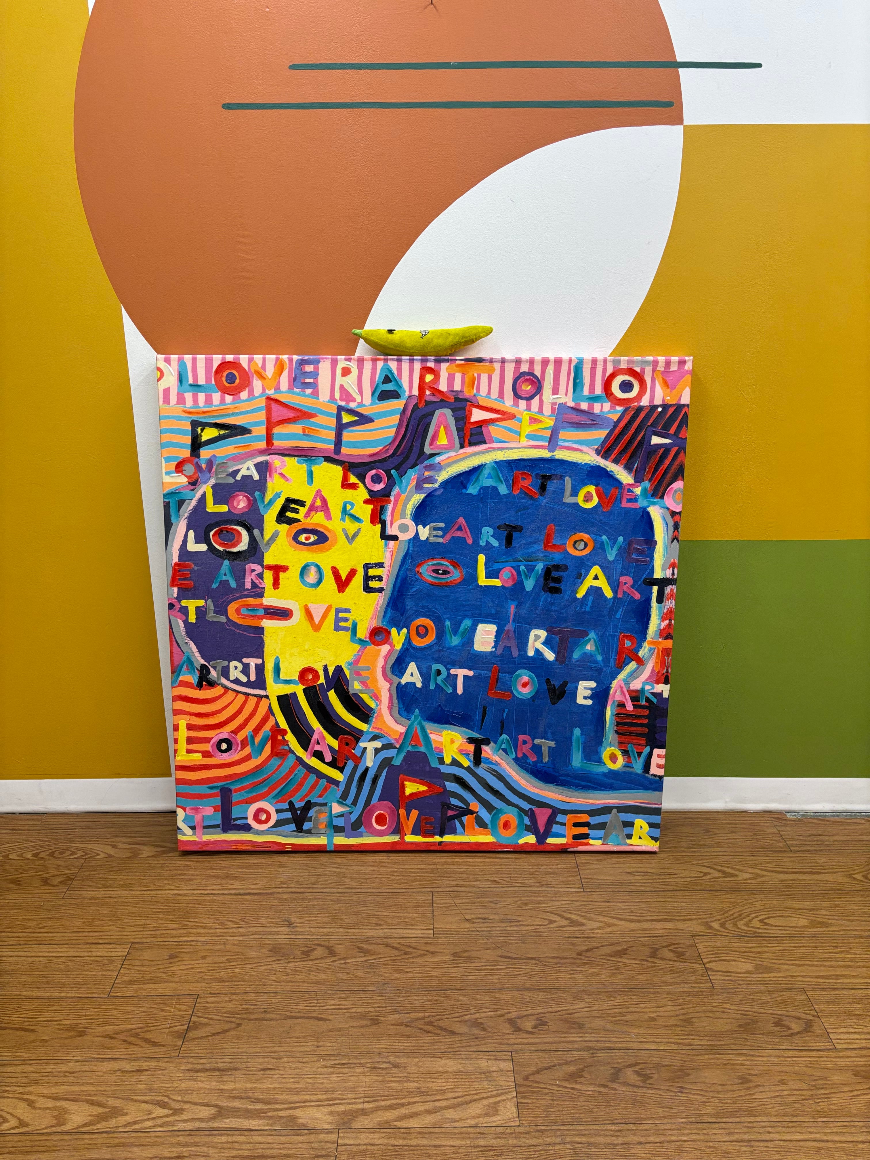 Love Art Canvas Print