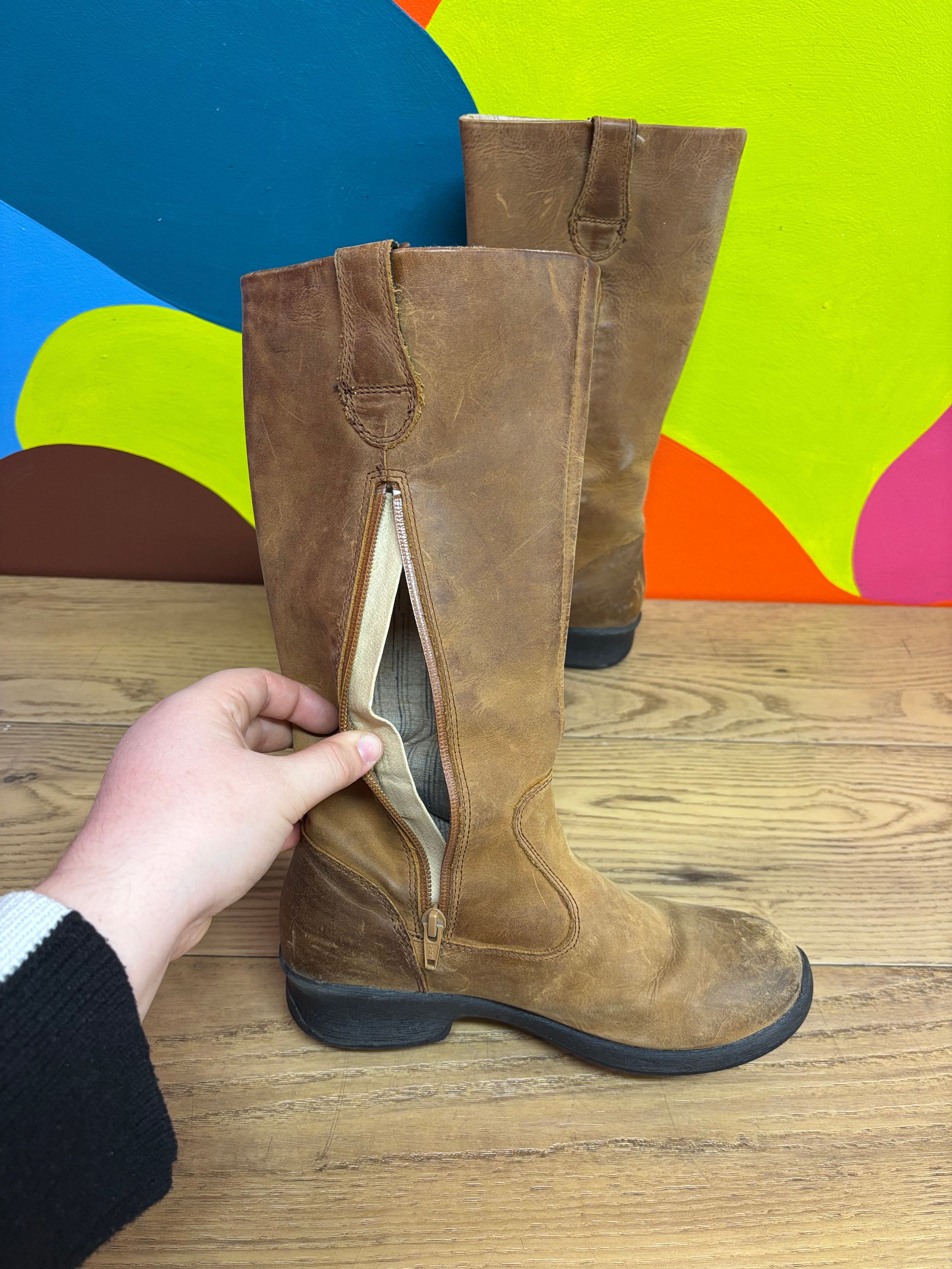 Keen Waterproof Brown Riding Boots - Women's 7.5