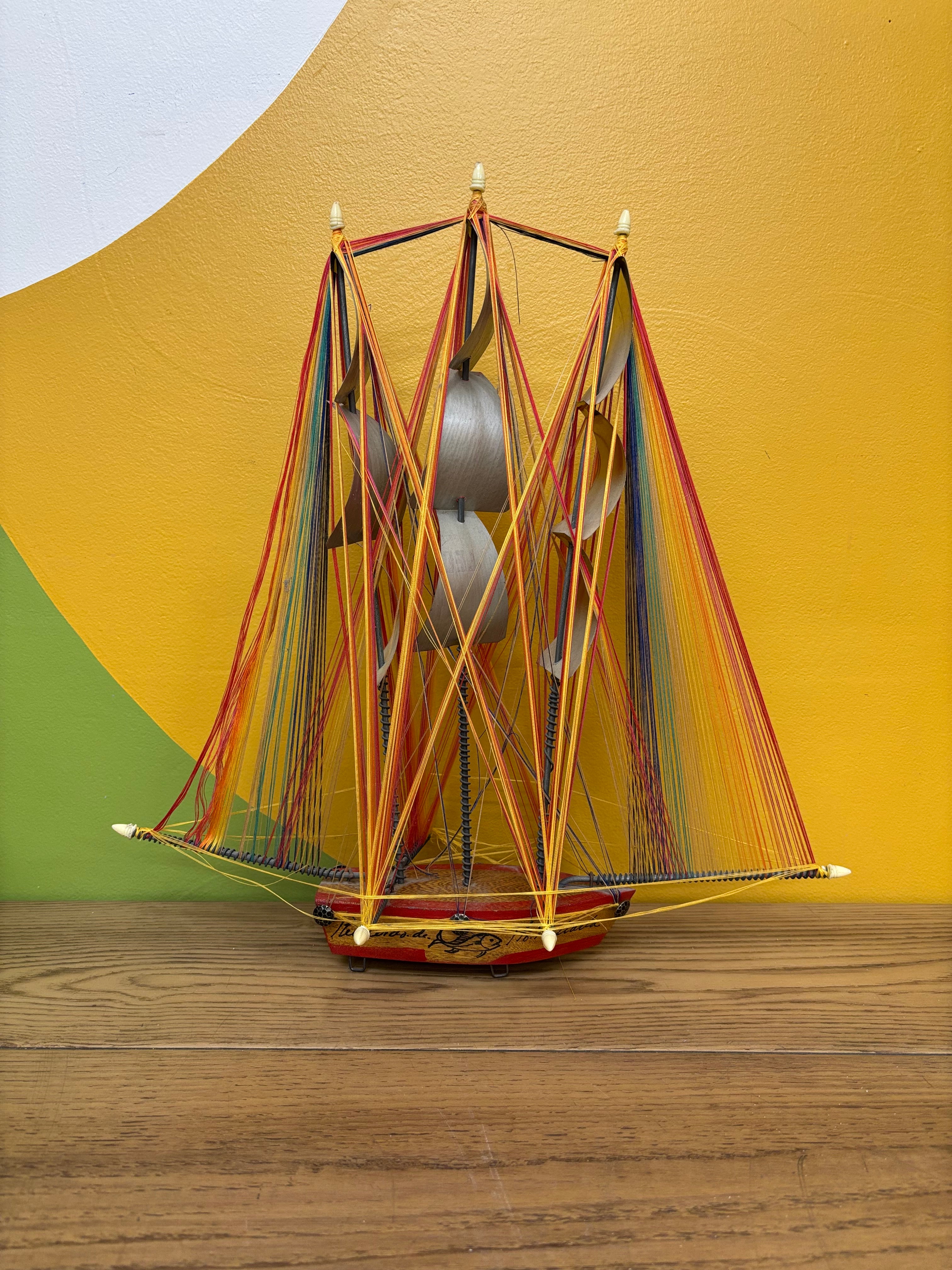 String Art Boat