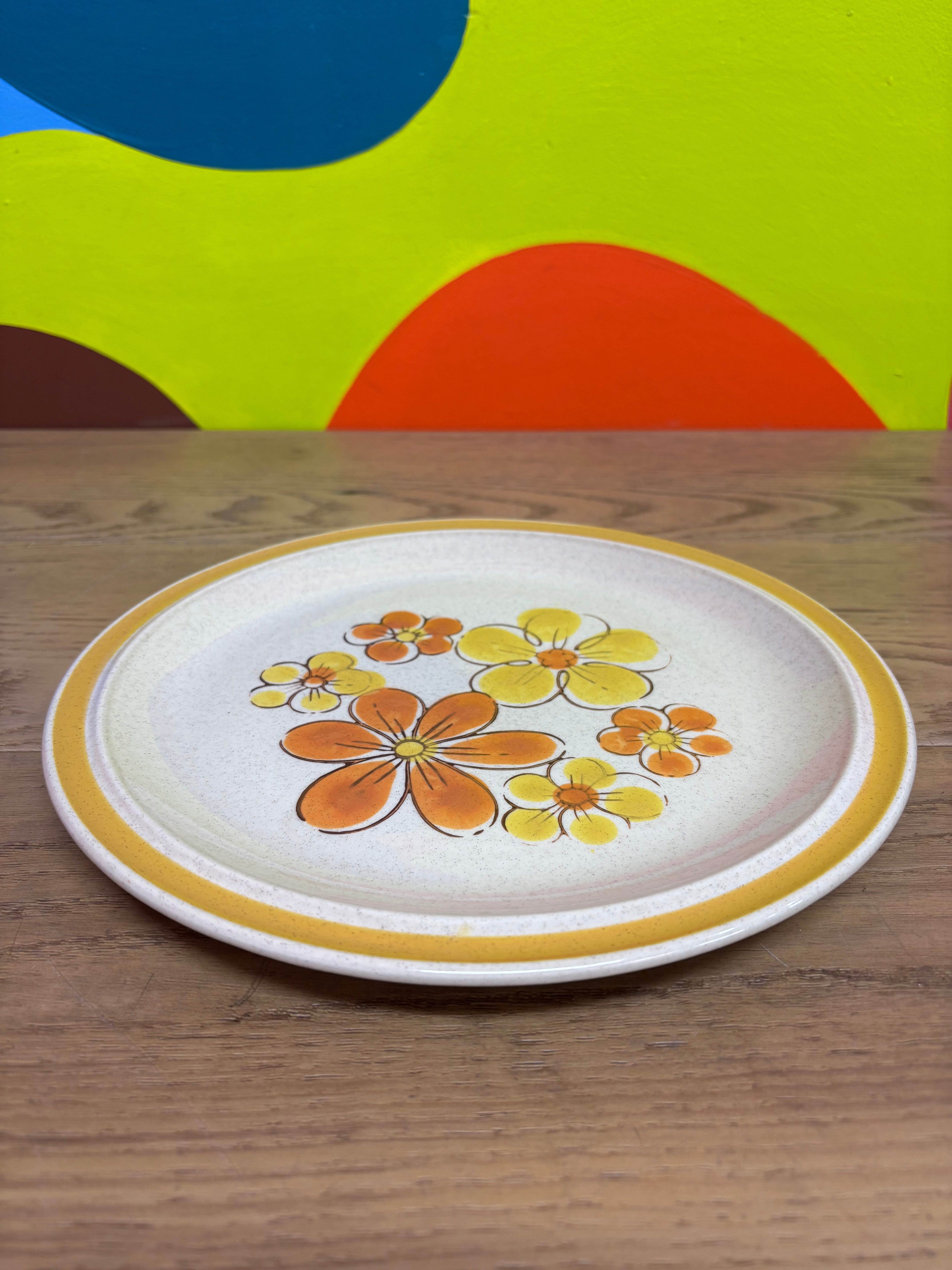 Set of 5 Floral Dinner Plates