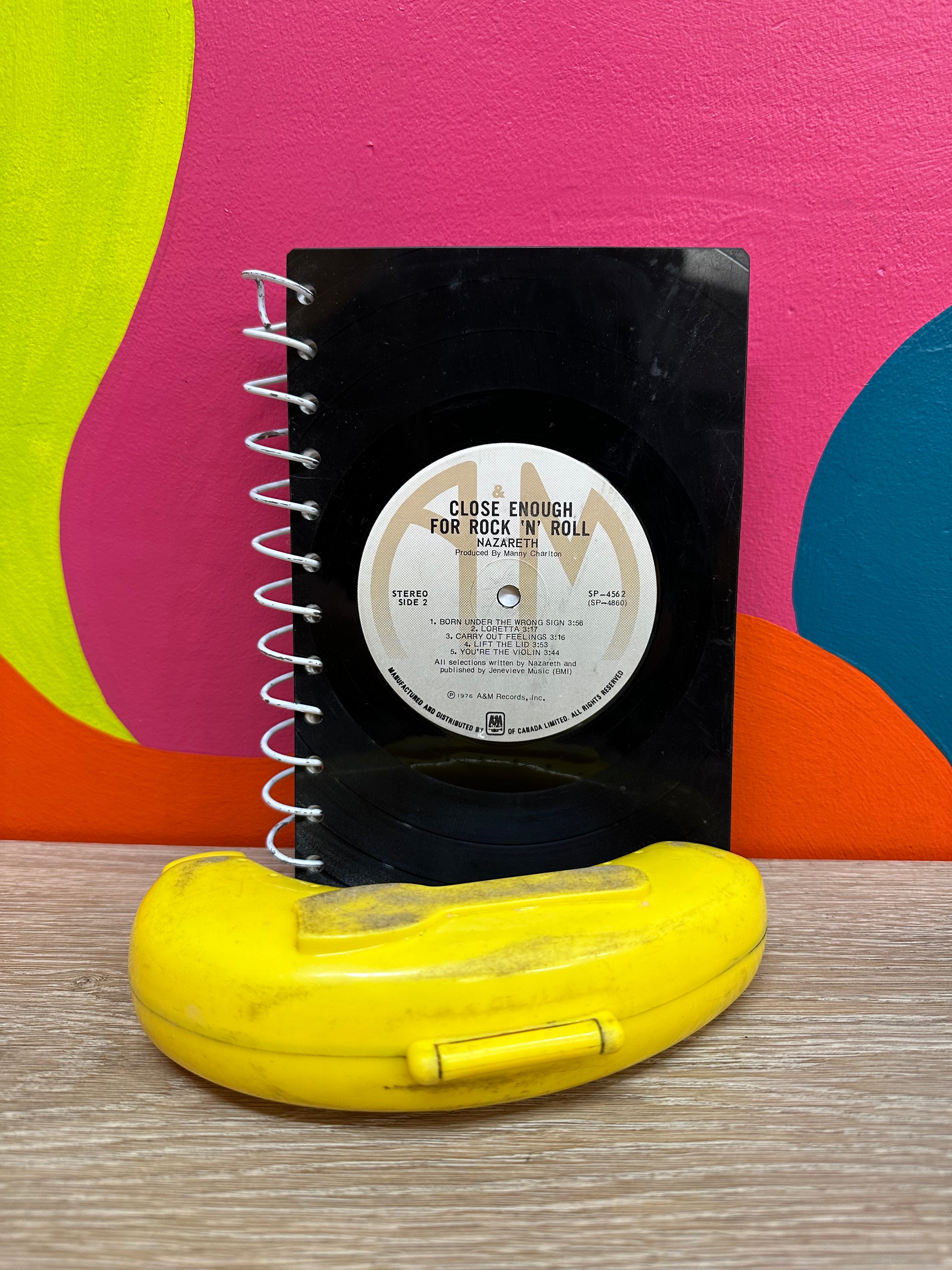 Handmade Vinyl Notebook