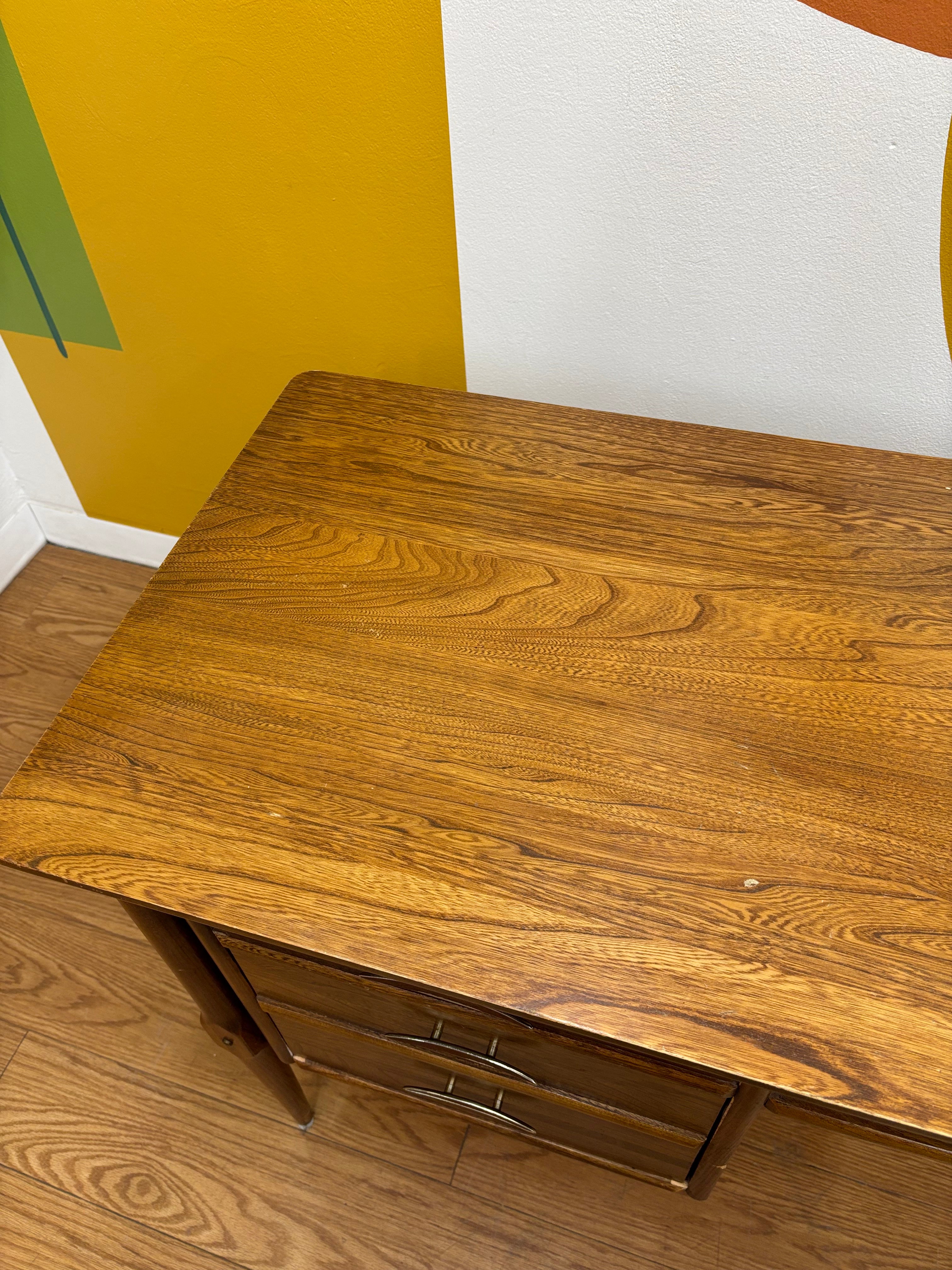 Wood Writing Desk with Matching Chair