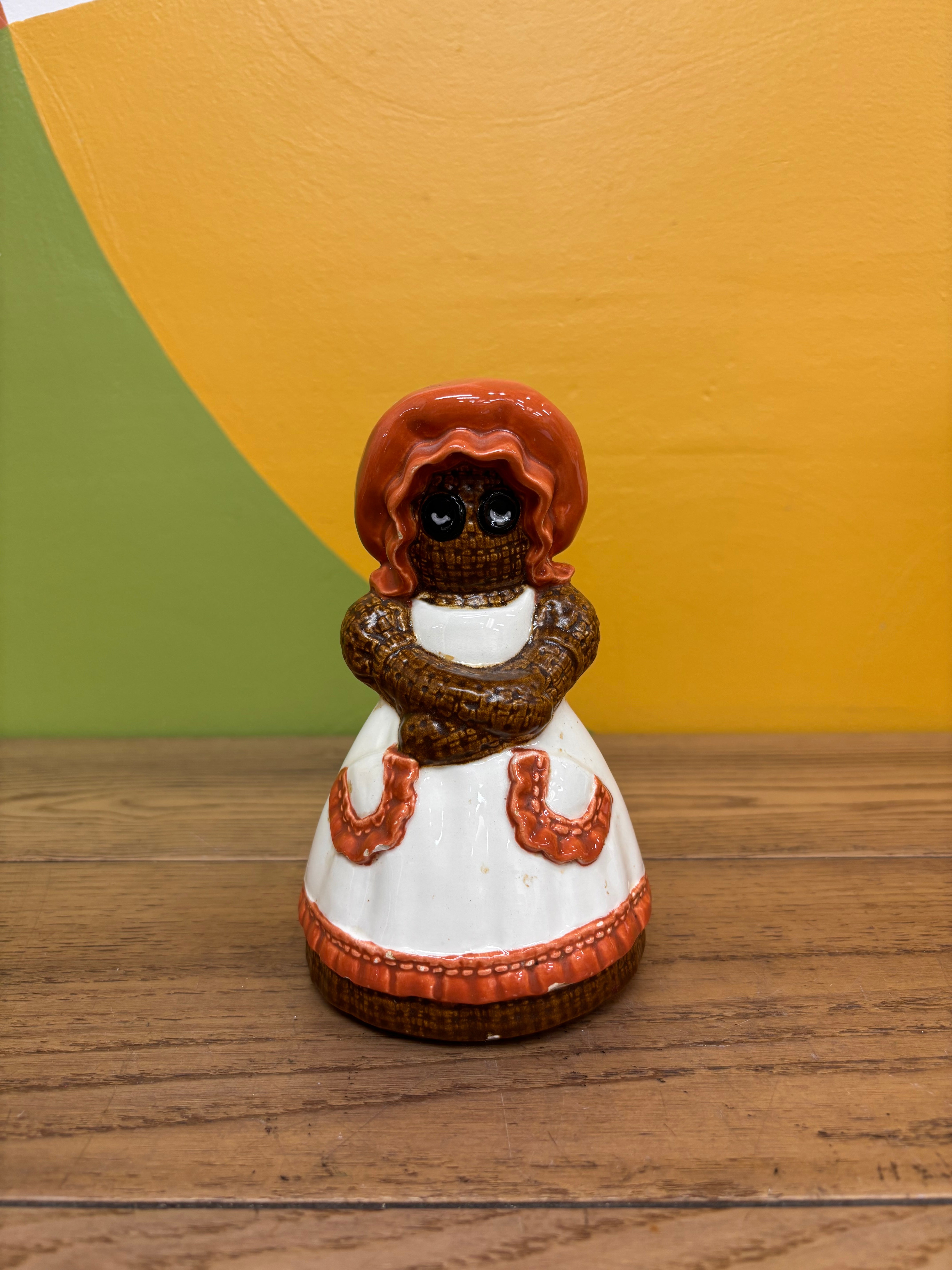 Ceramic Burlap Doll Kitchen Set