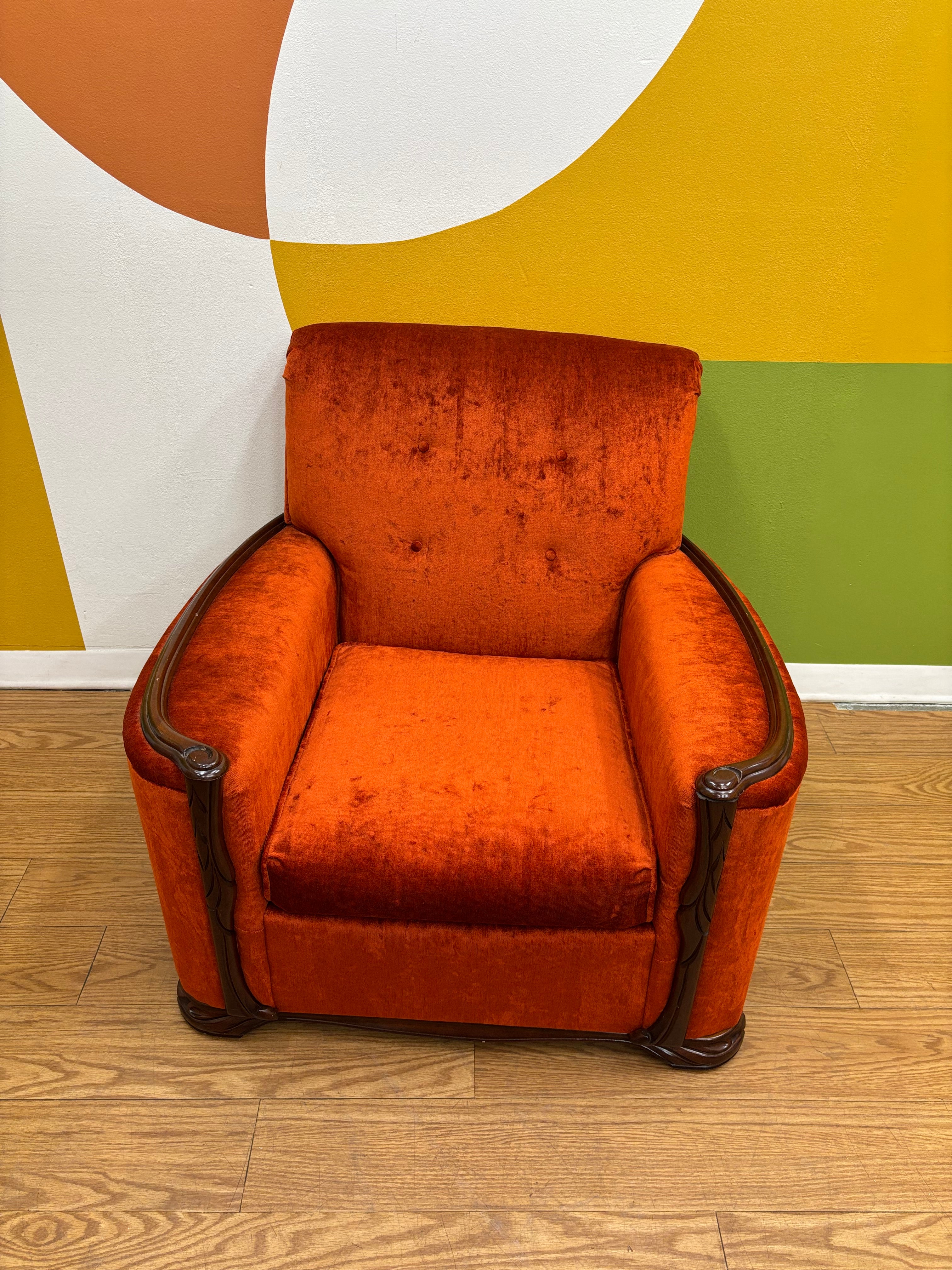 Orange Armchair