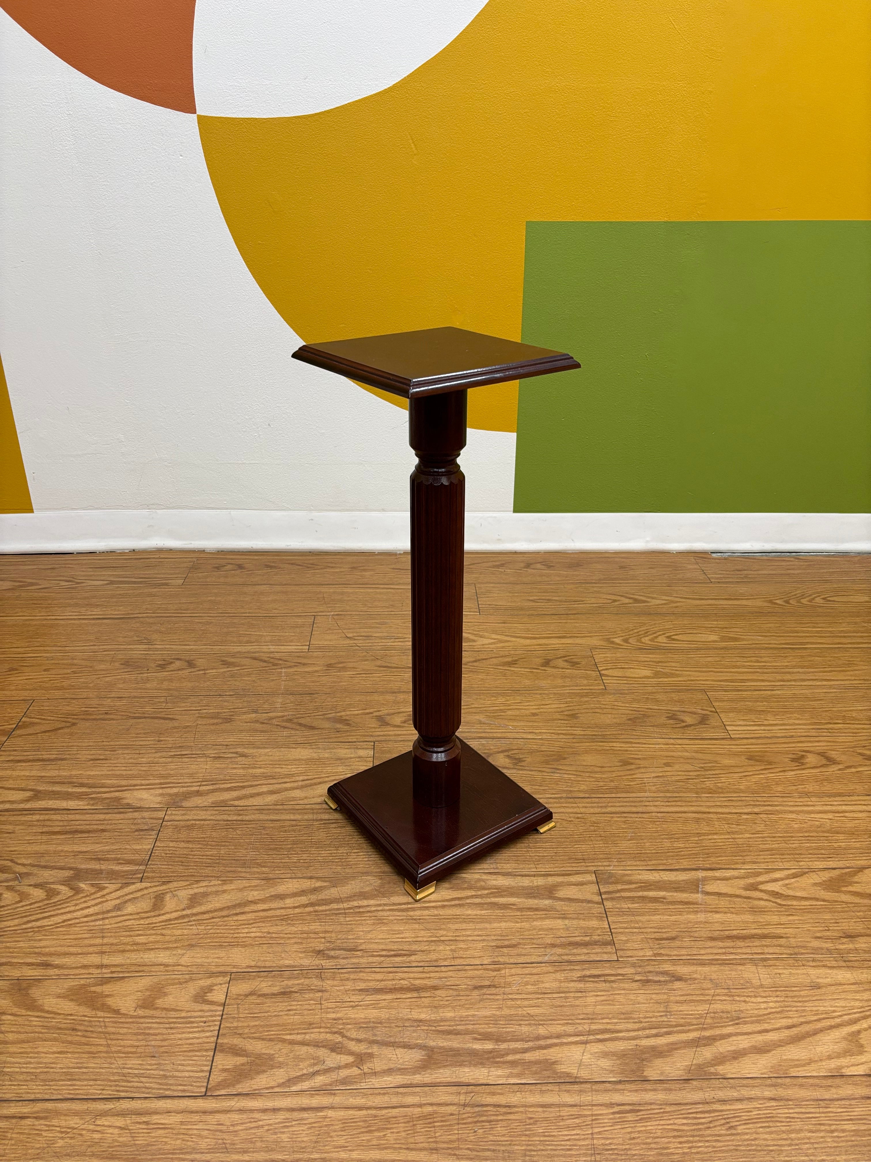 Wood Pedestal