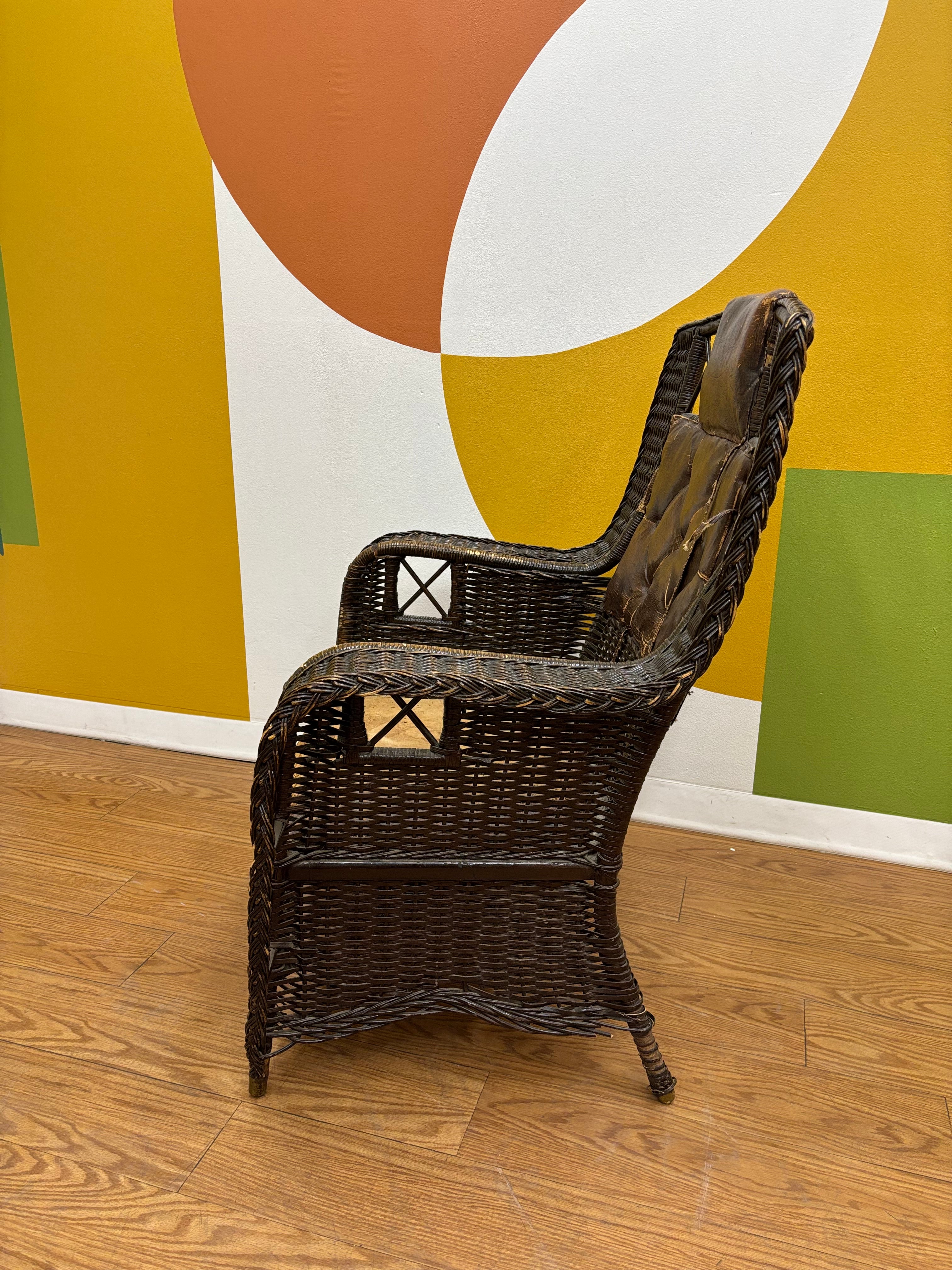 Dark Brown Armchair