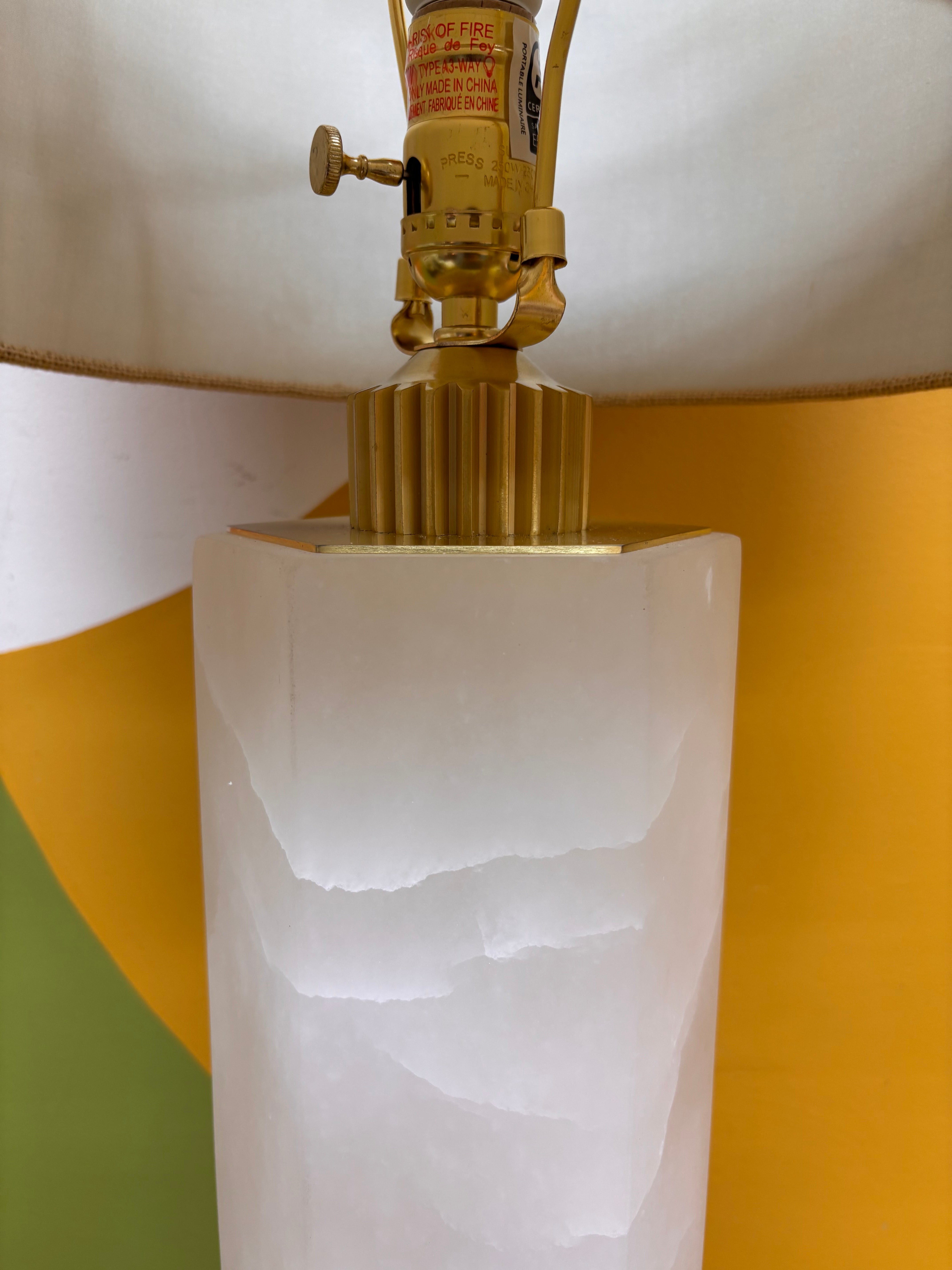 Alabaster Table Lamp (2 available)