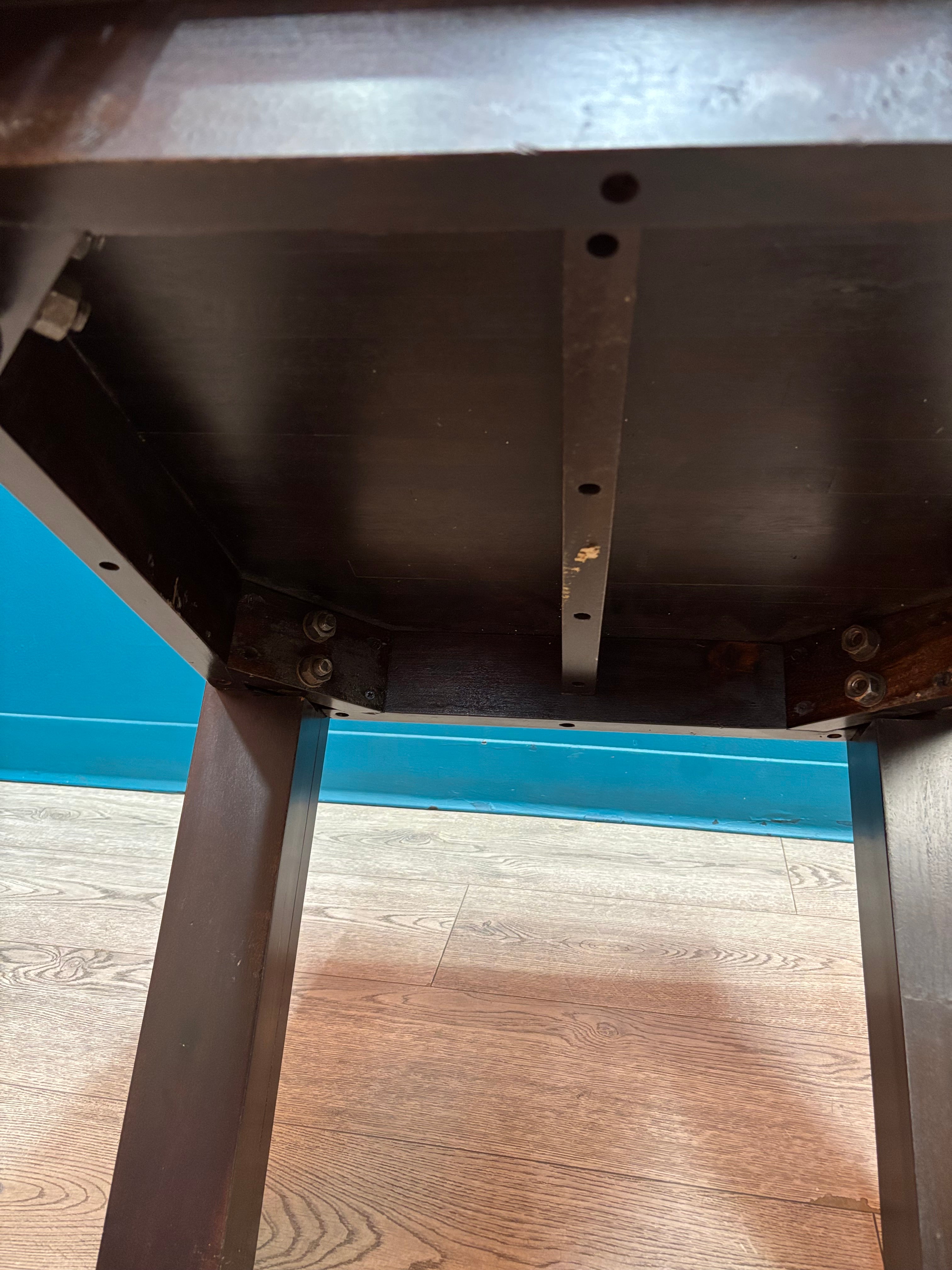 Large Wood Side Table