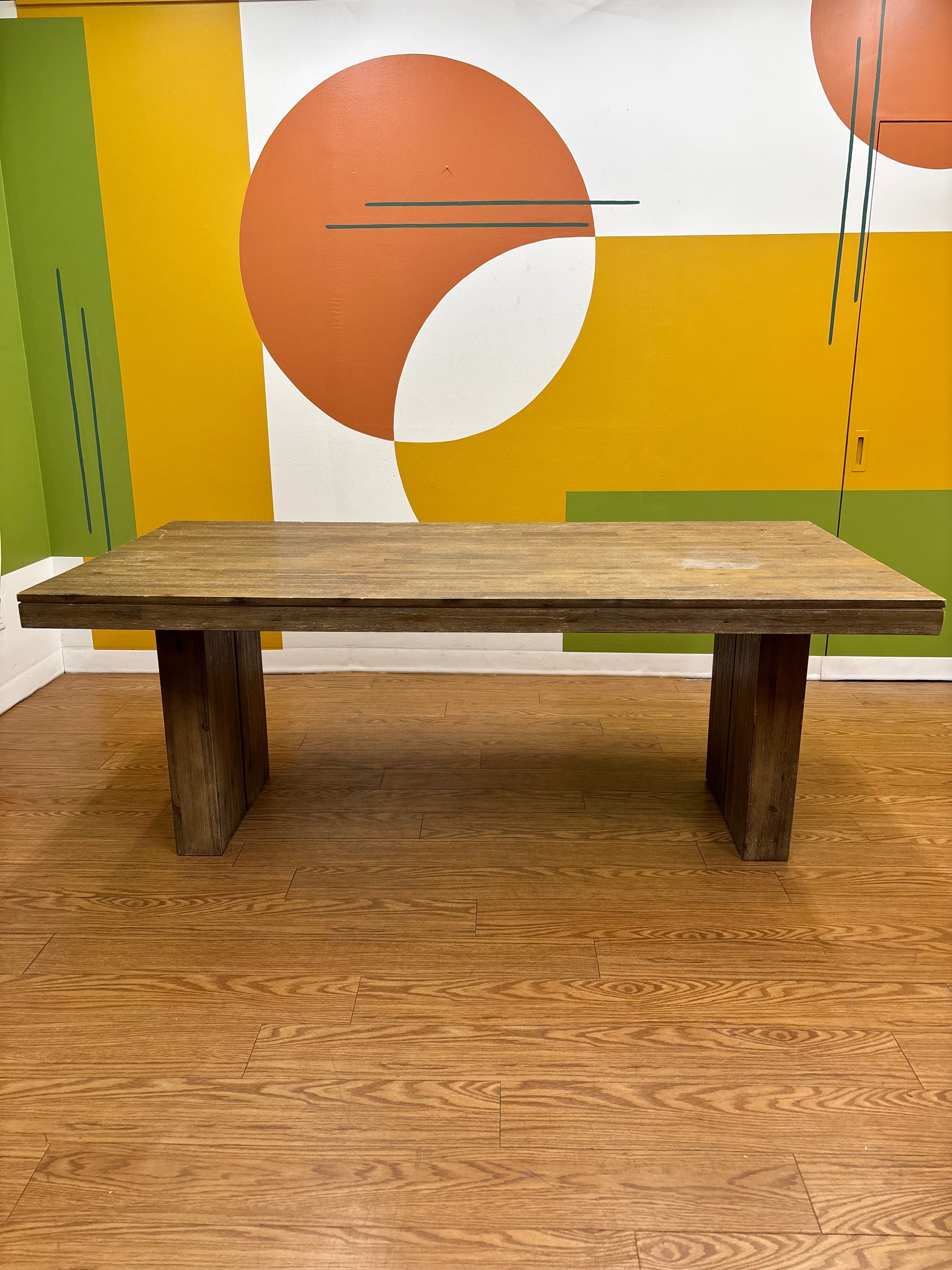 Large Wood Dining Table