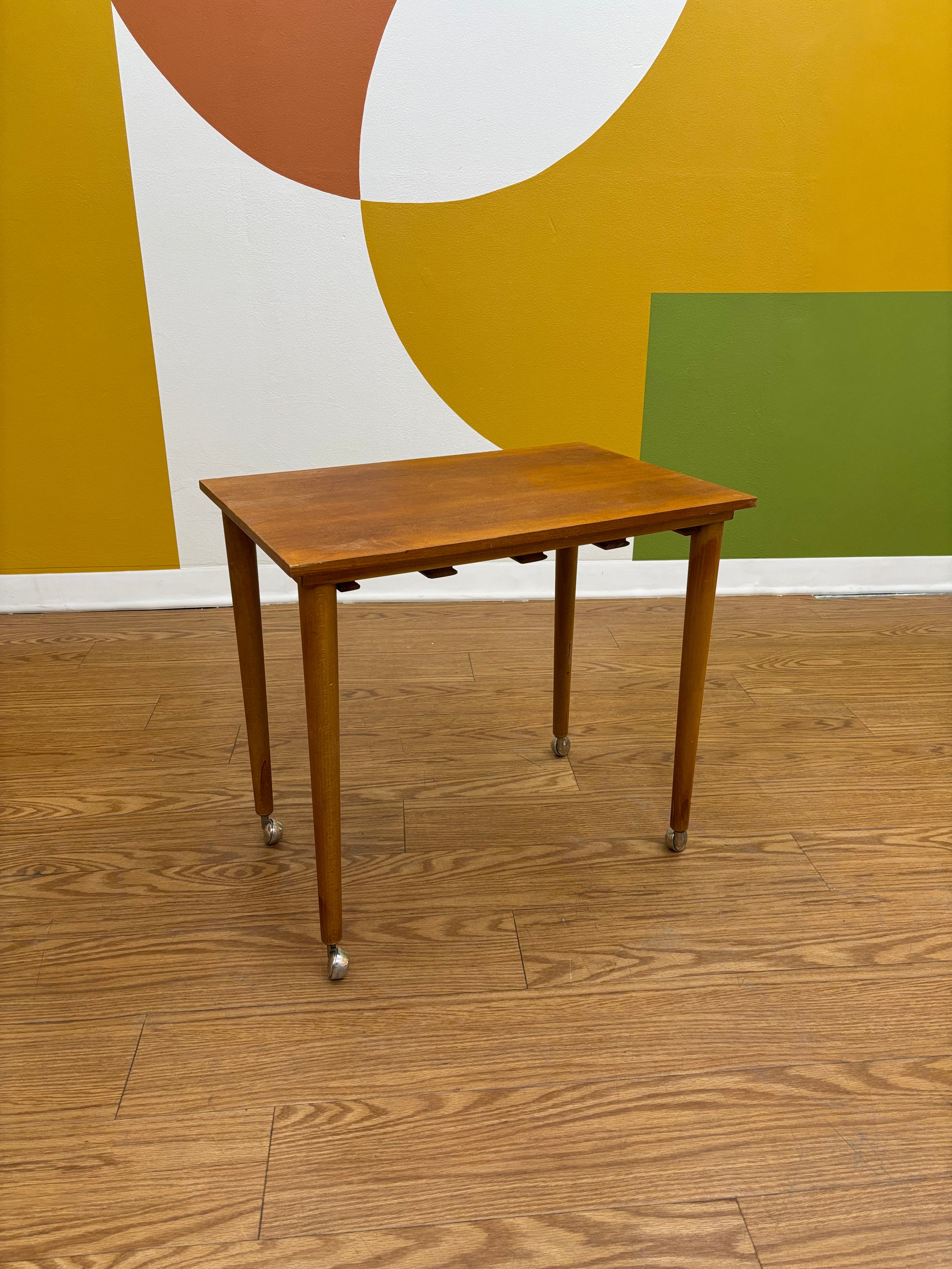 Rolling Side Table
