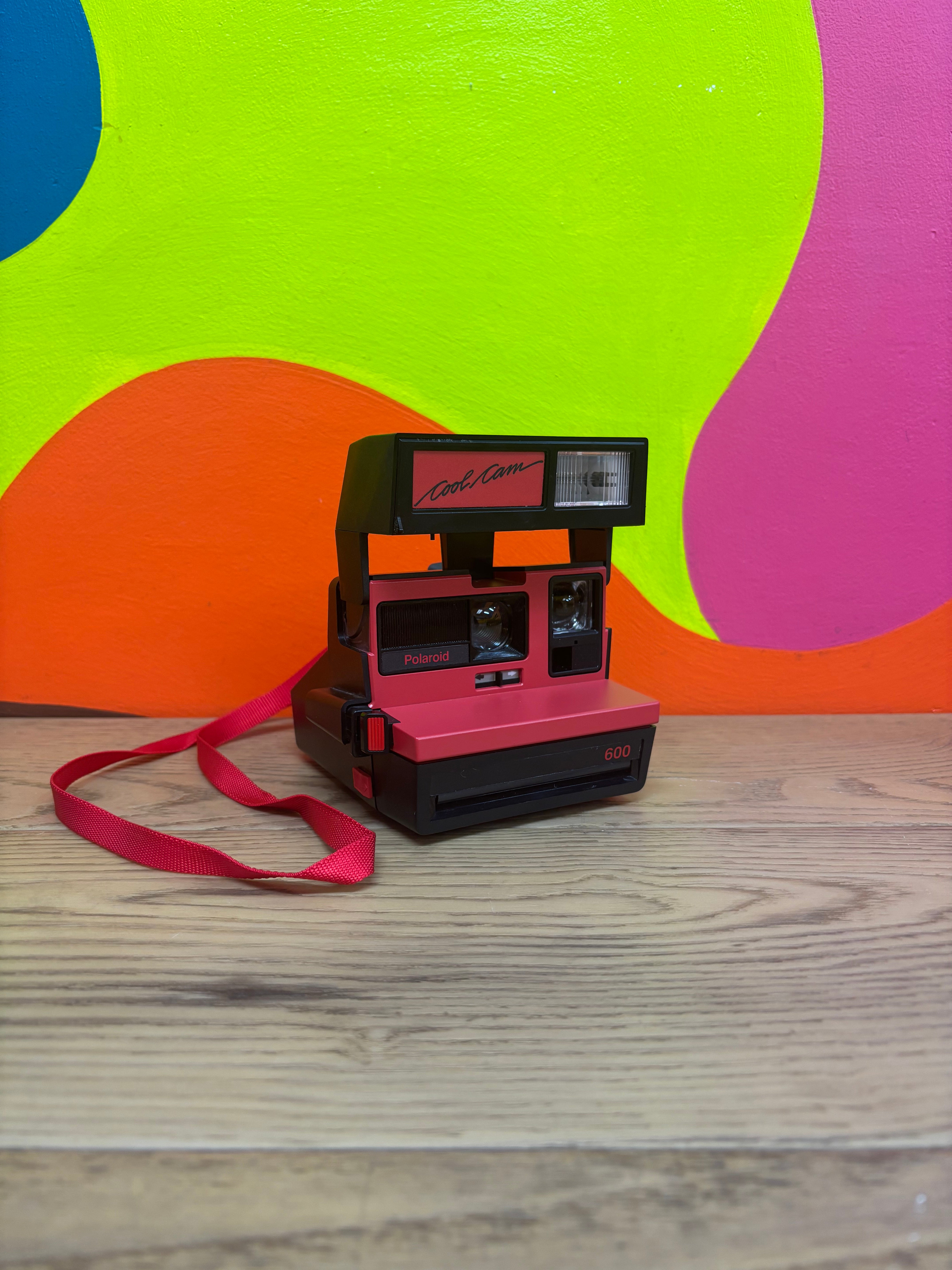 Red Polaroid Cool Cam 600