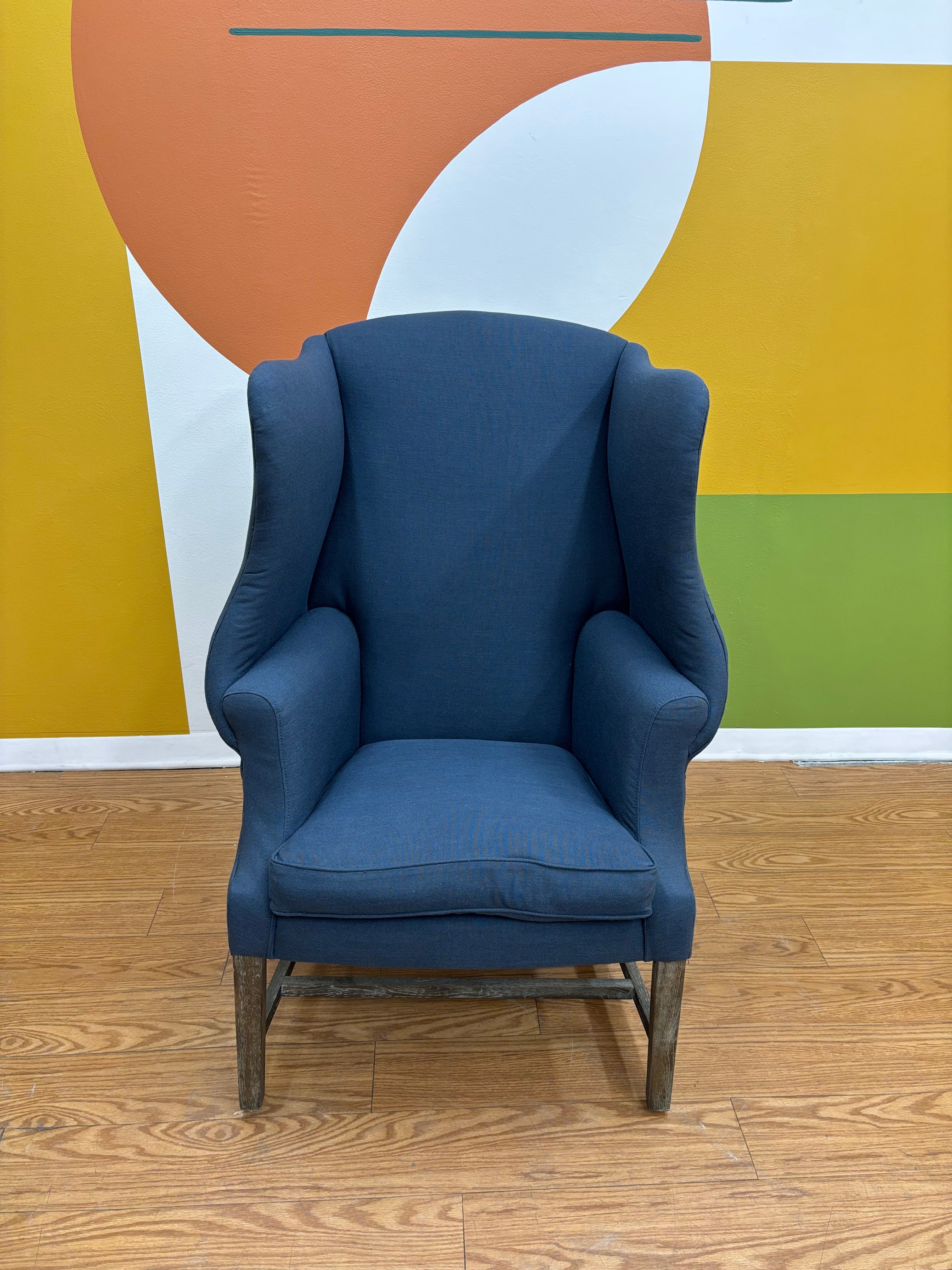 Navy Armchair