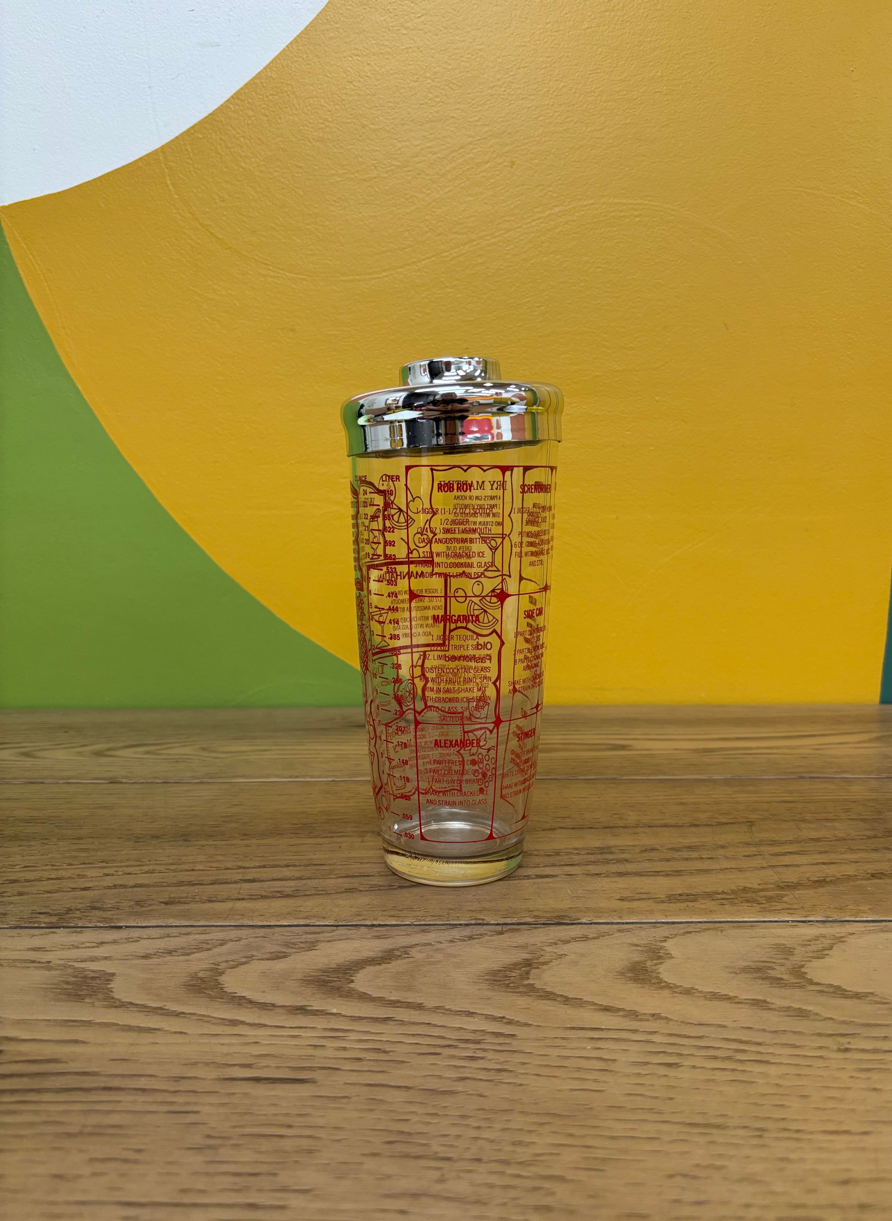 Irvinware Glass Cocktail Shaker
