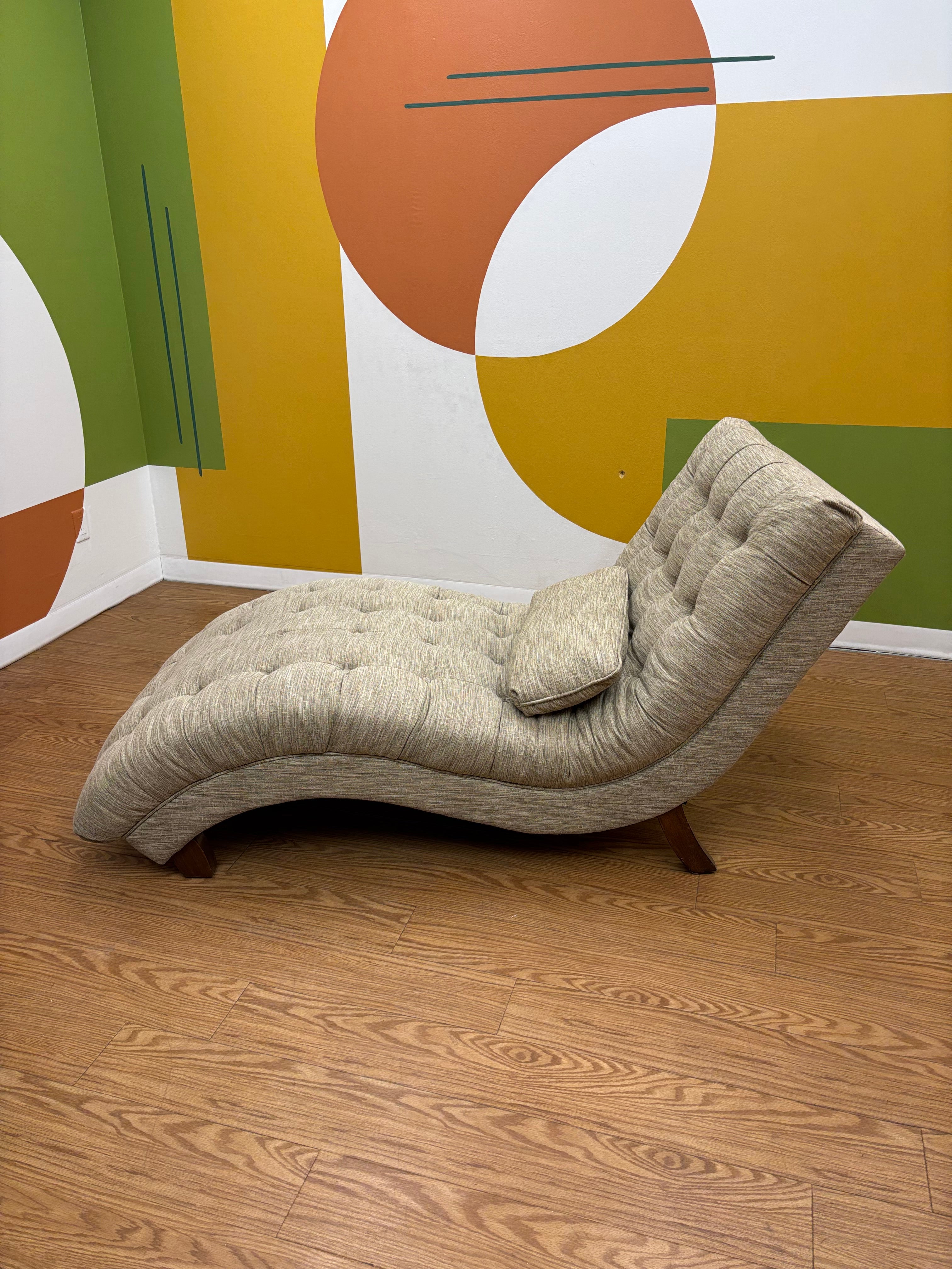 Beige Chaise Lounger