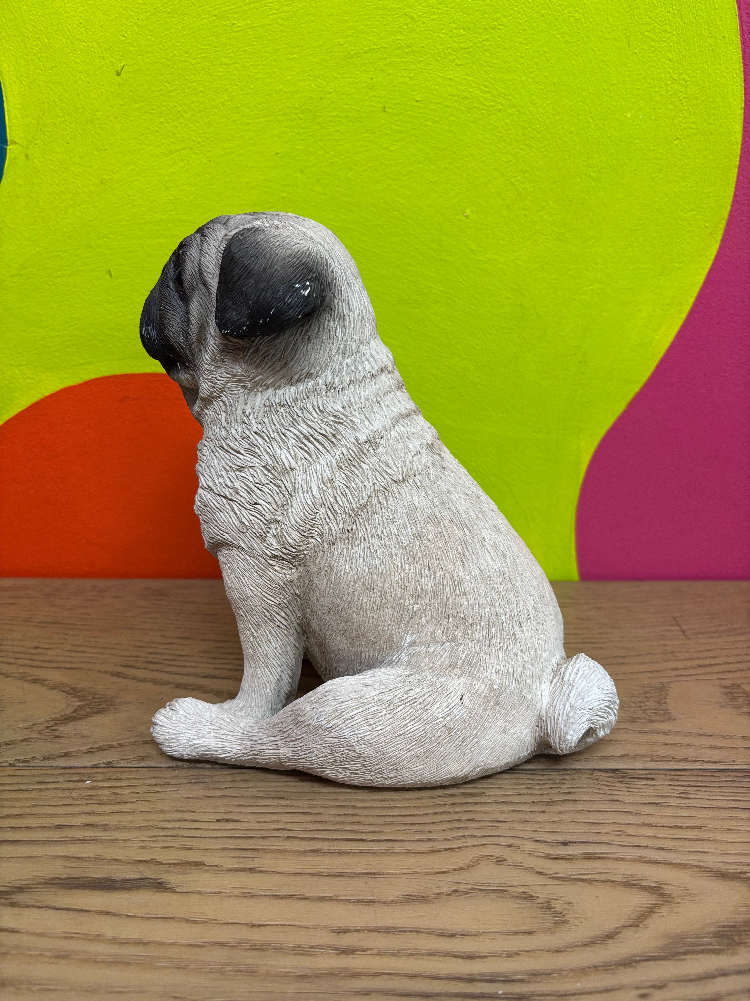 Sandicast Pug Sculpture