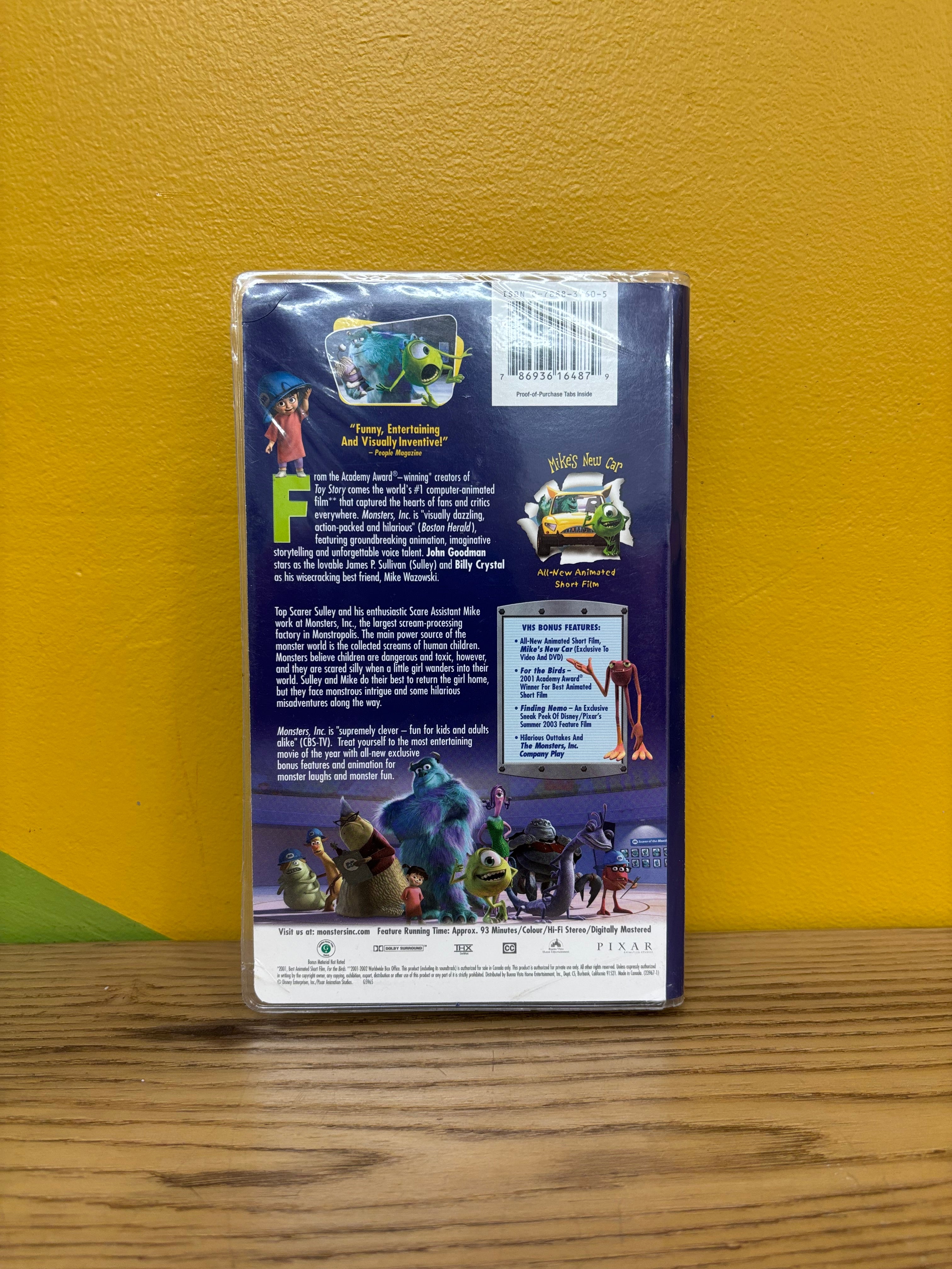 Monsters Inc. VHS