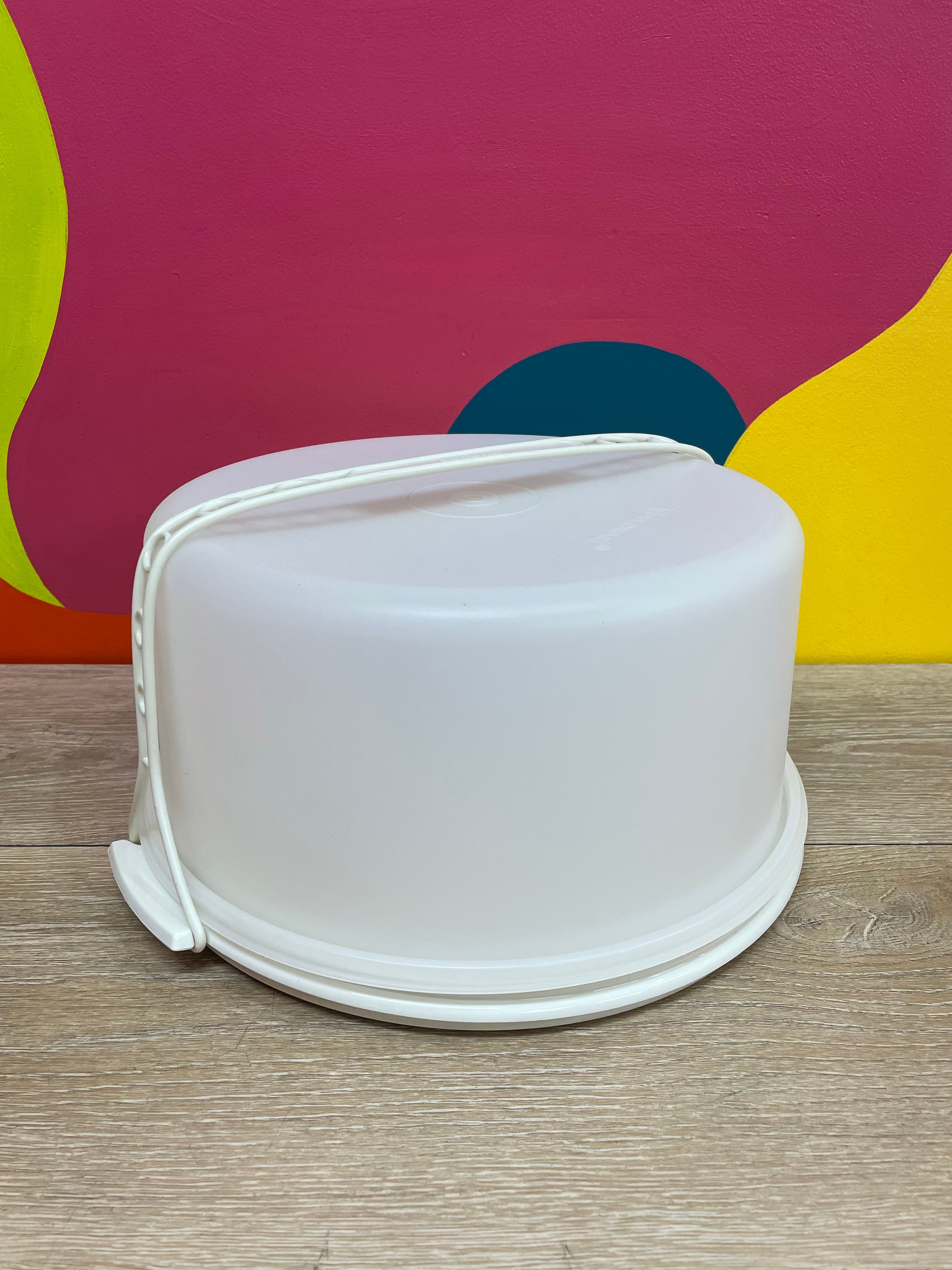 Tupperware Round Cake Carrying Container