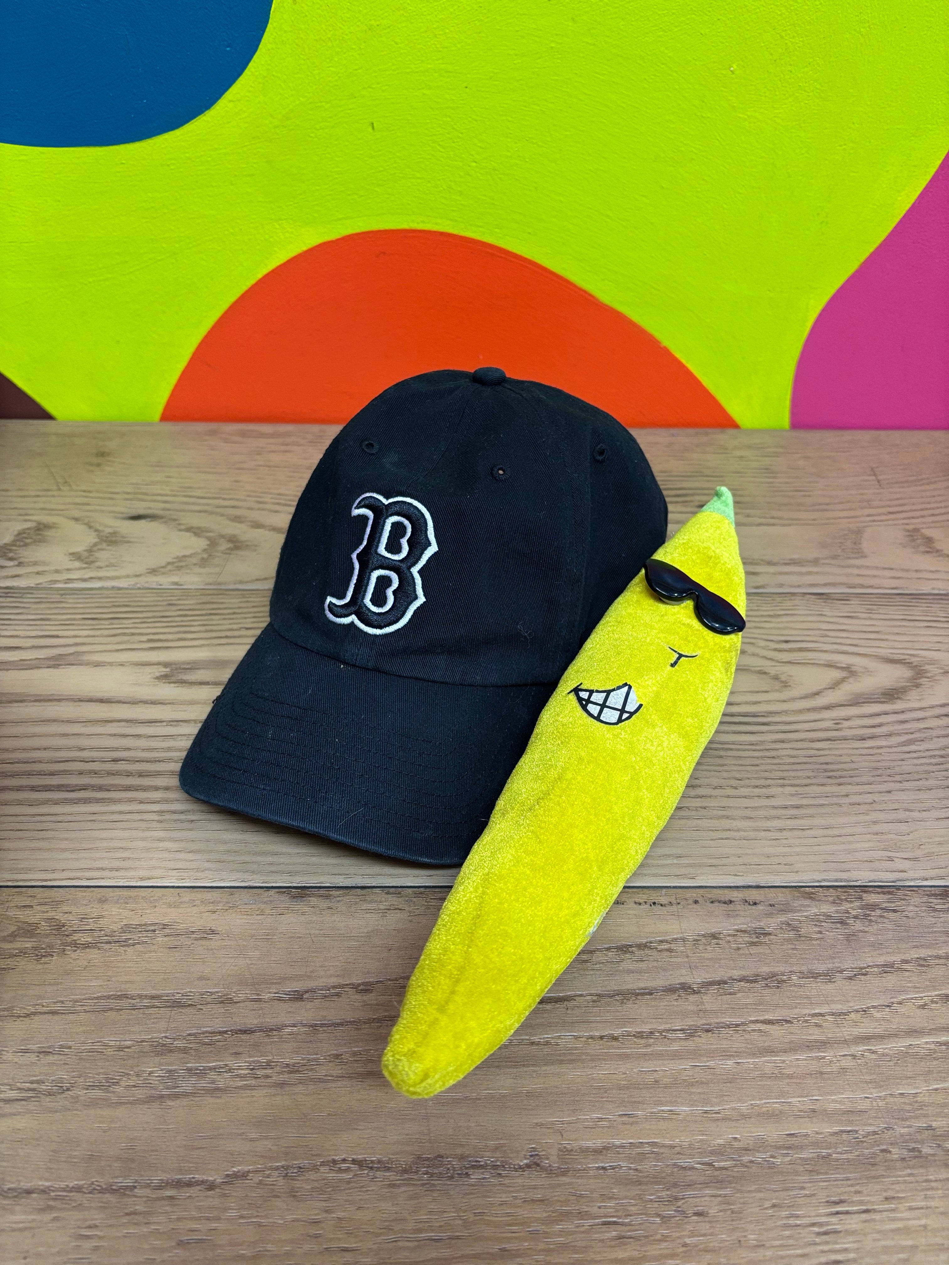 Black Boston Red Sox Baseball Cap - One Size