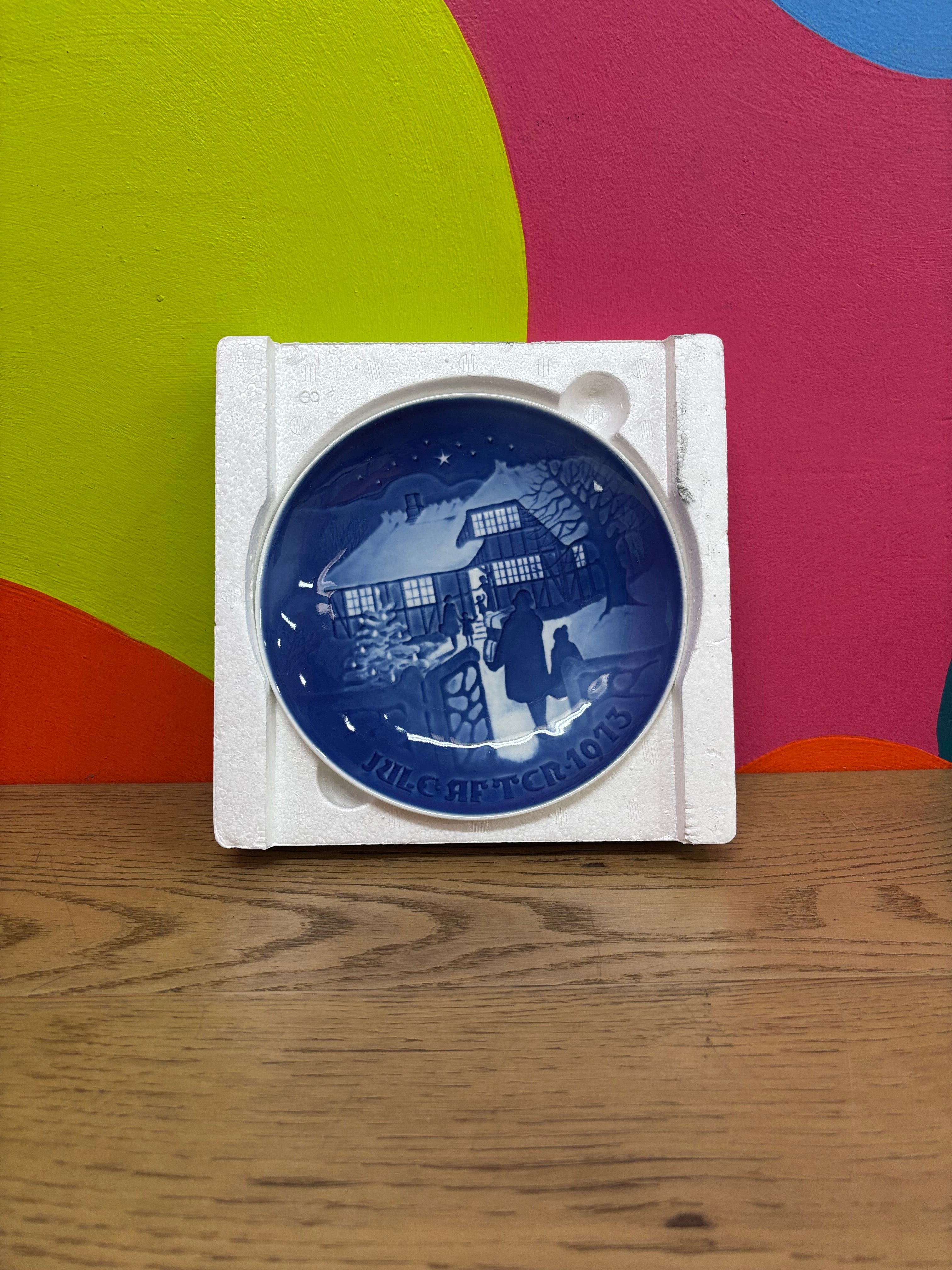 Bing & Grondahl Porcelain Plate - Visiting the Countryside (1973)