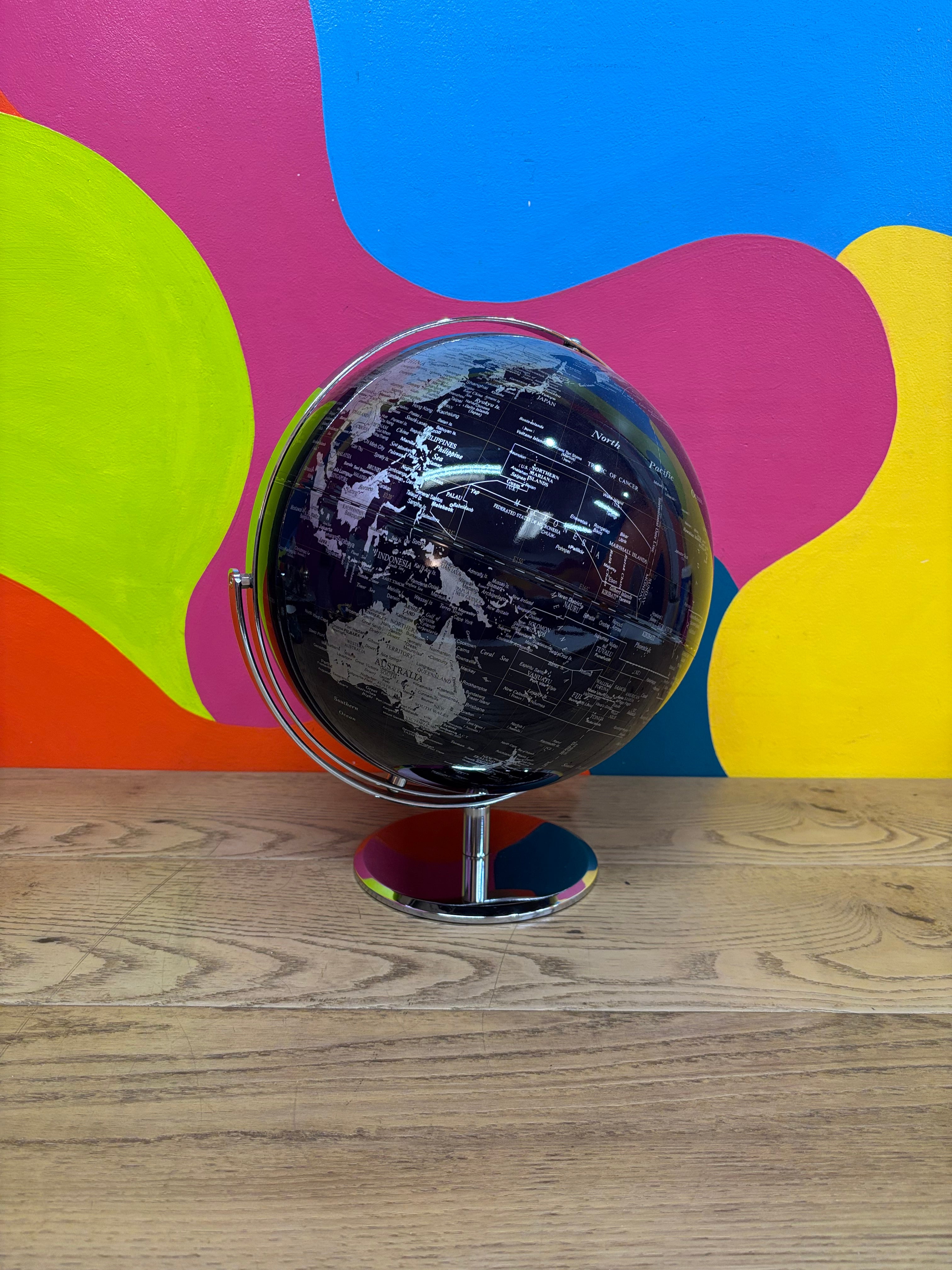 Dark Navy Globe