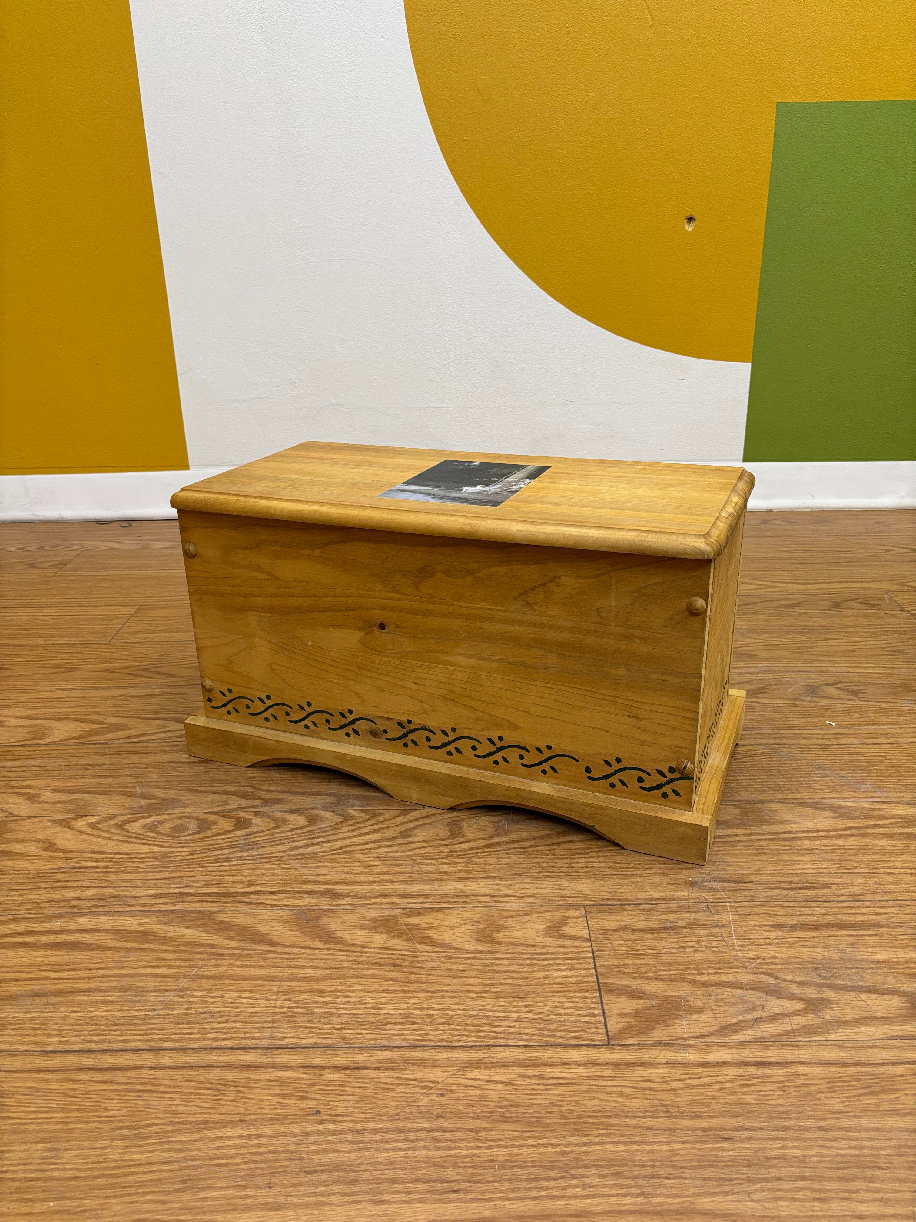 Wood Storage Box