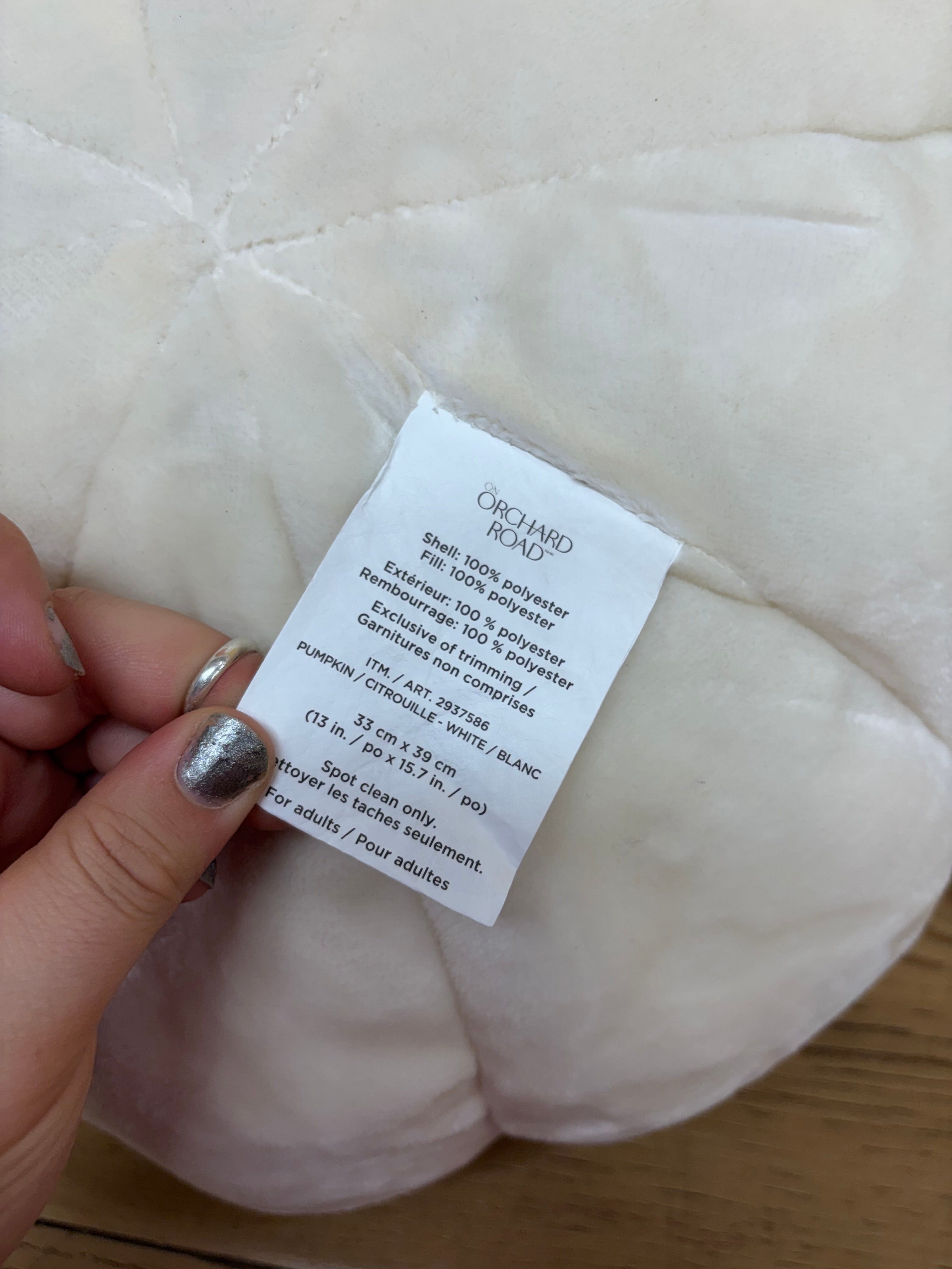 Decorative Plush Pillow Pumpkin