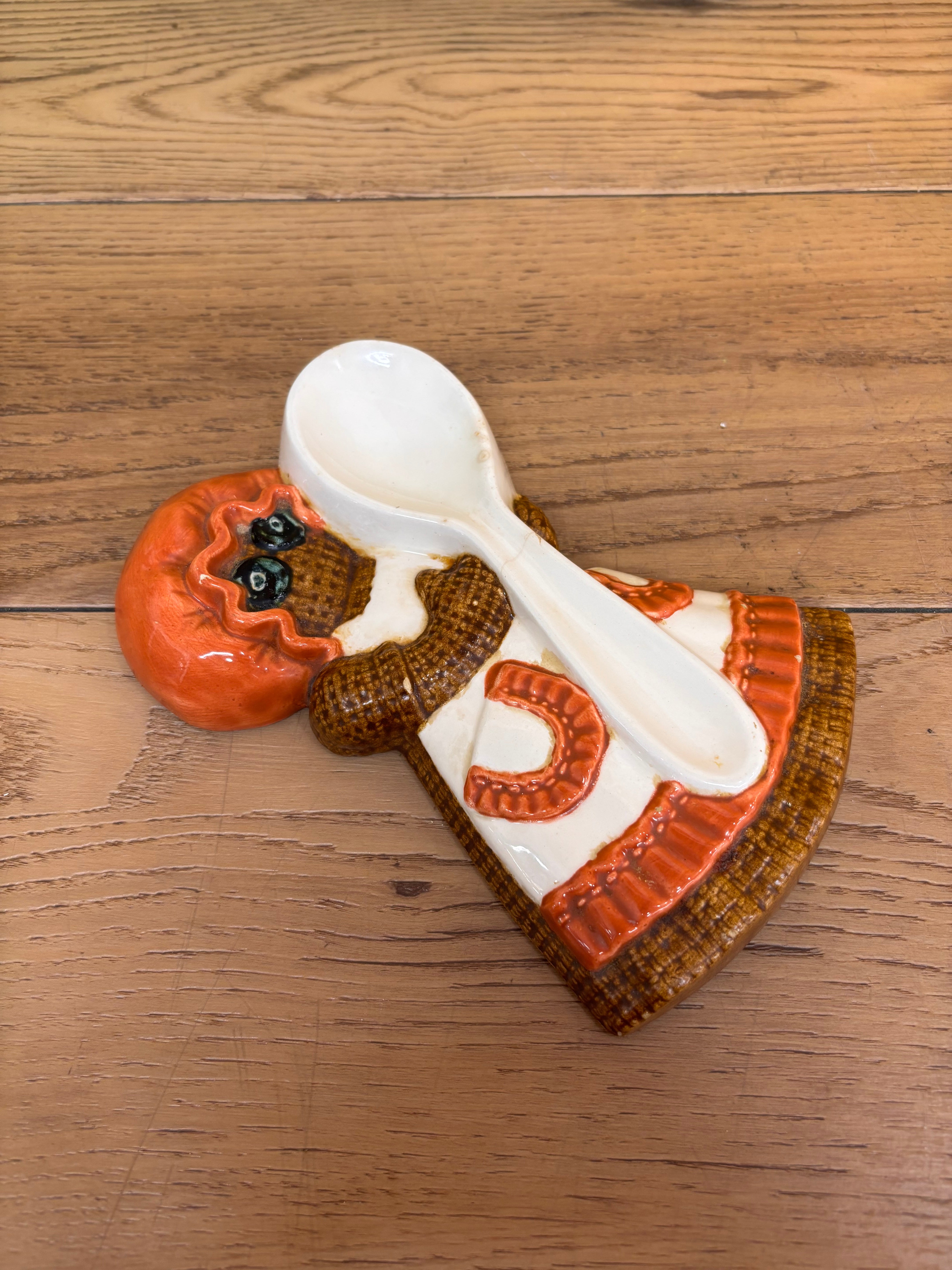 Ceramic Burlap Doll Kitchen Set