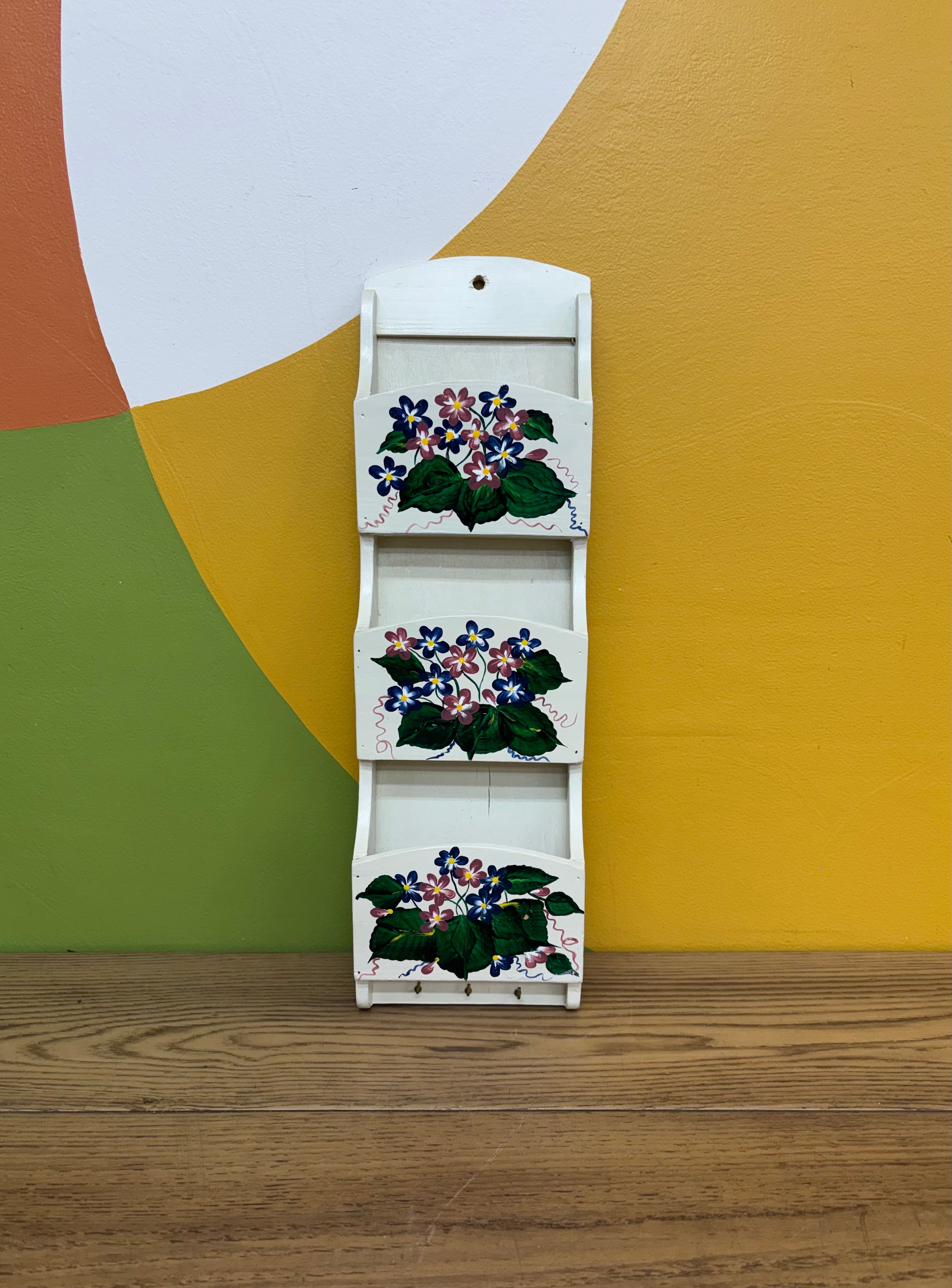 Wood Mail Organizer