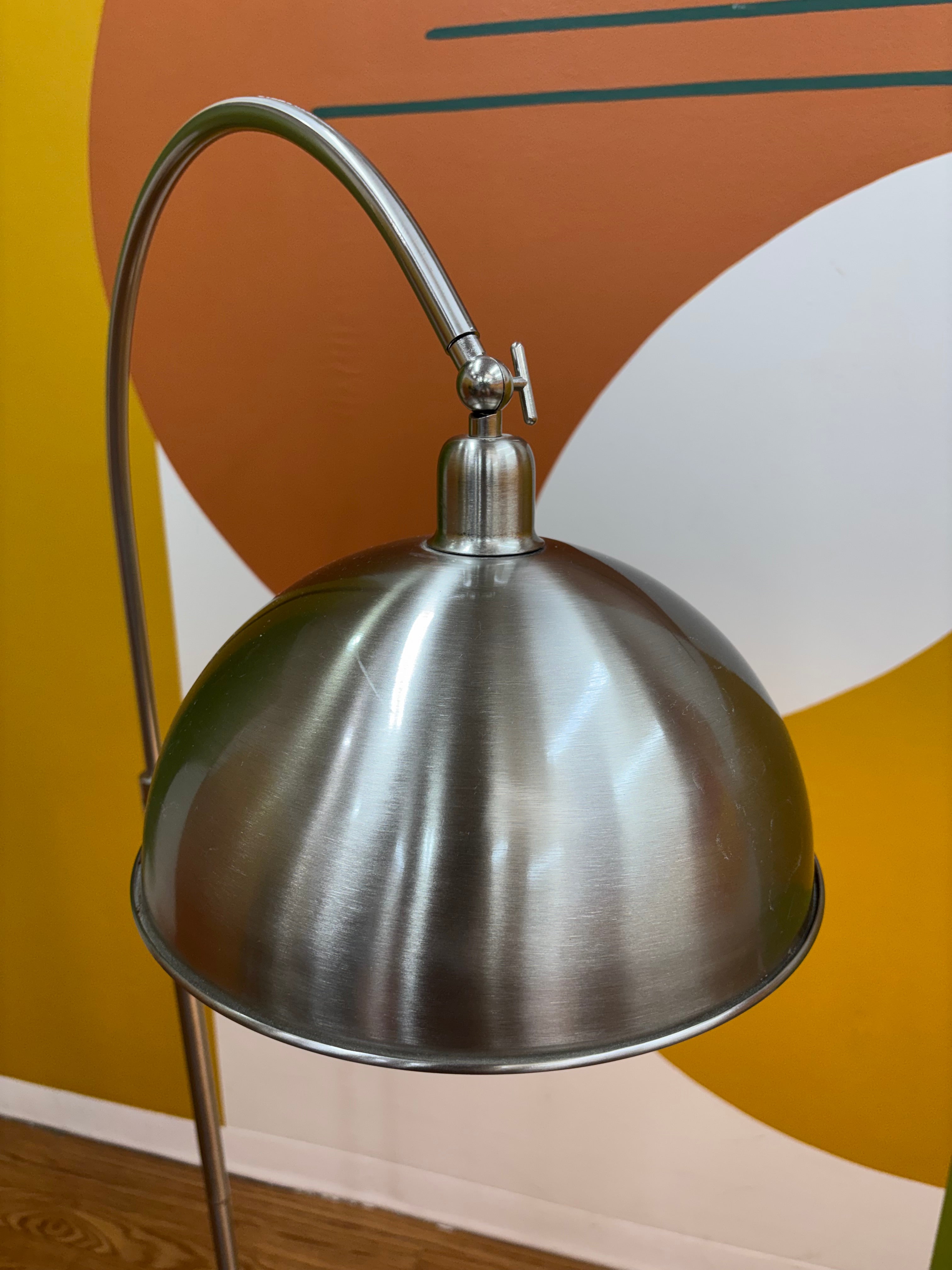 Chrome Arched Floor Lamp