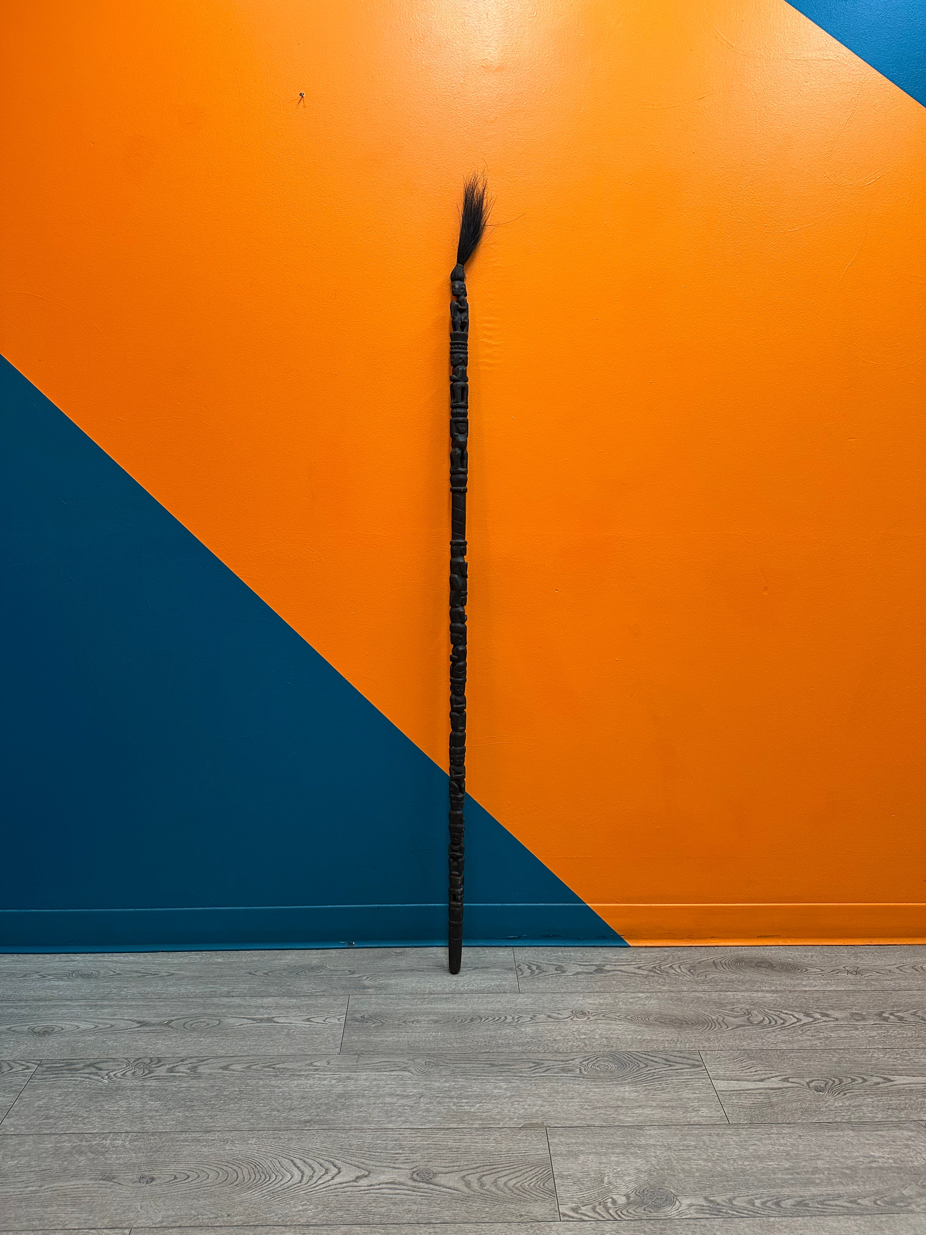 Hand Carved Wood Cane
