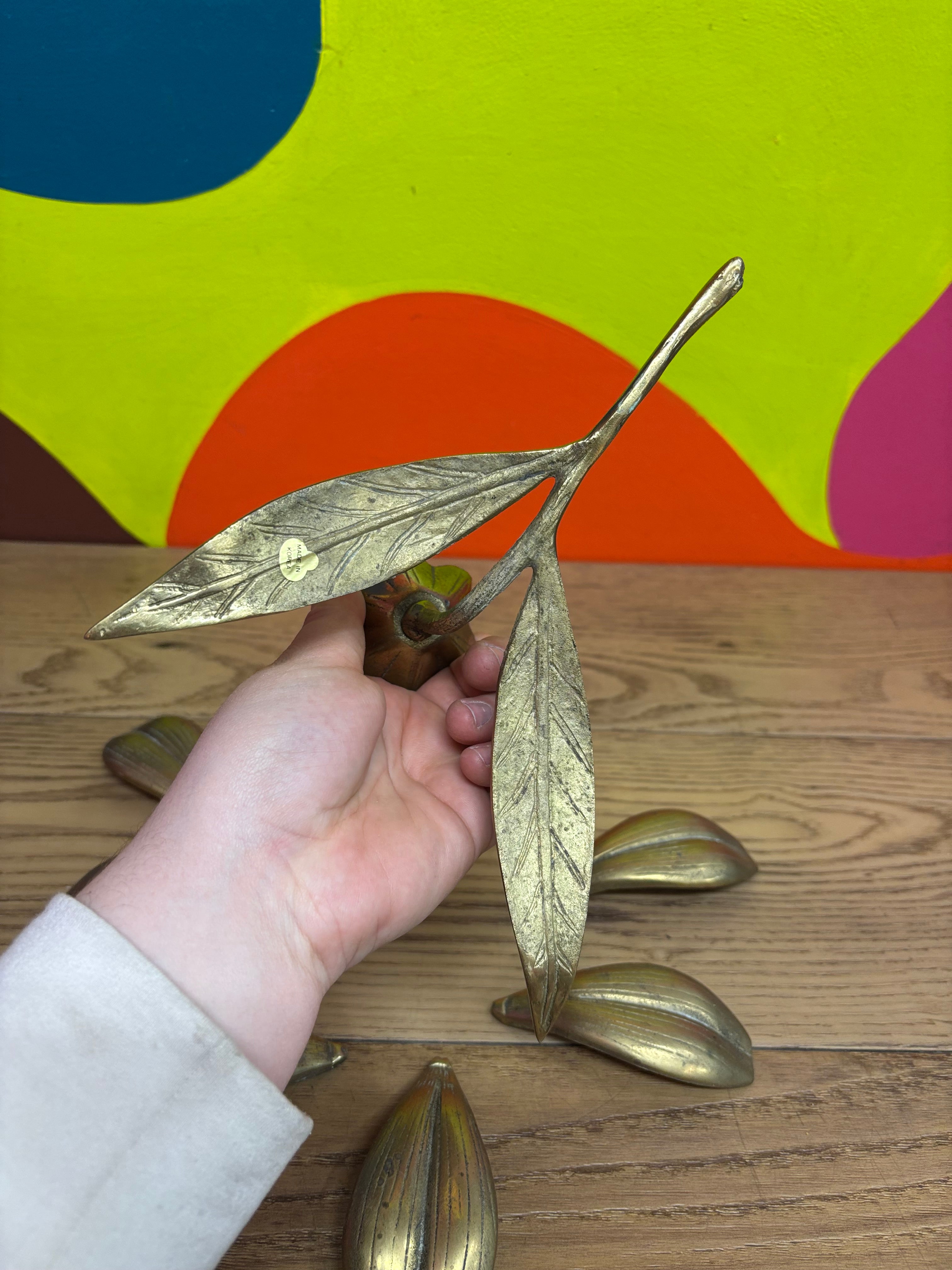 Brass Lotus Flower Ashtray