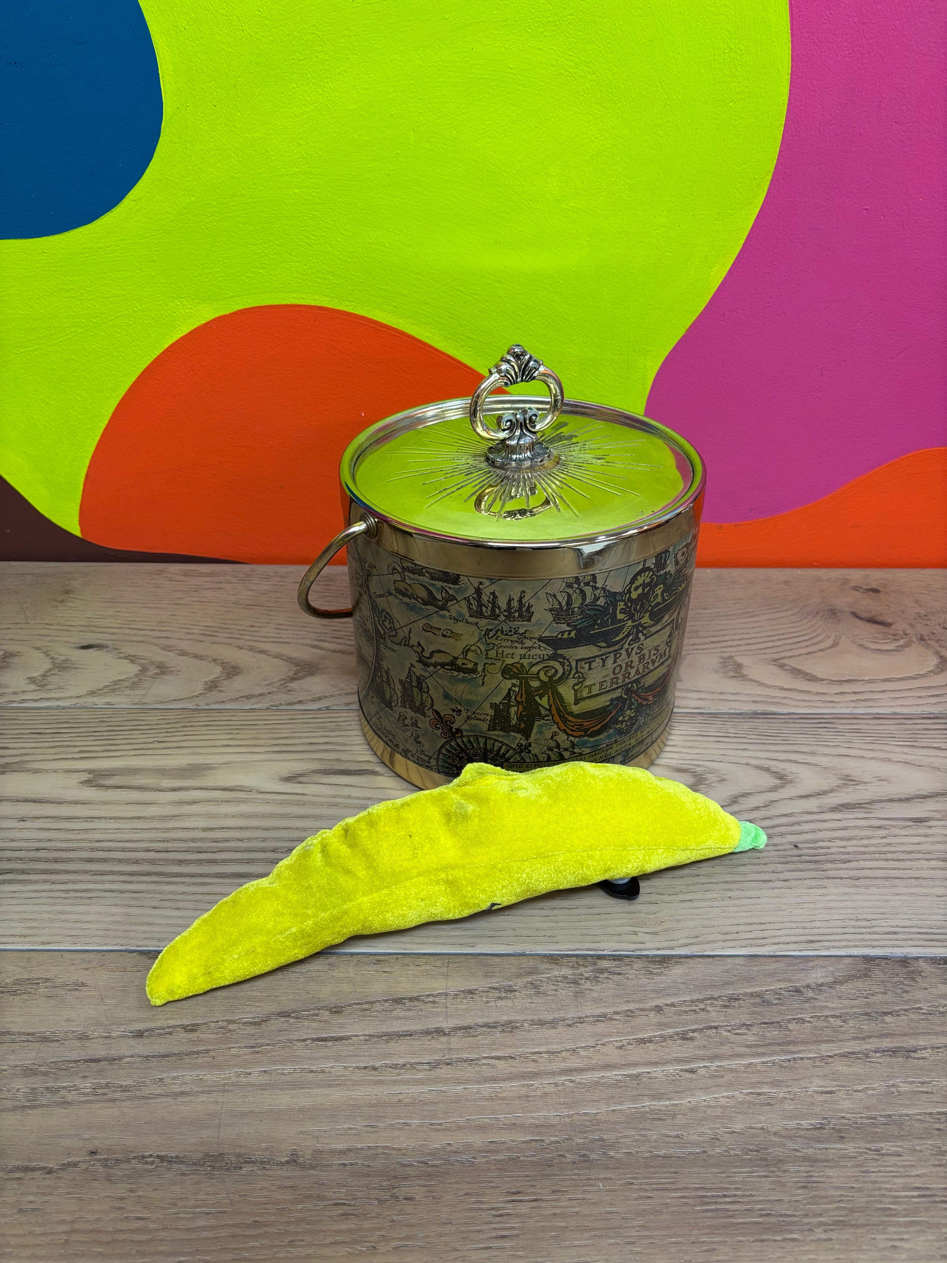 World Map Ice Bucket