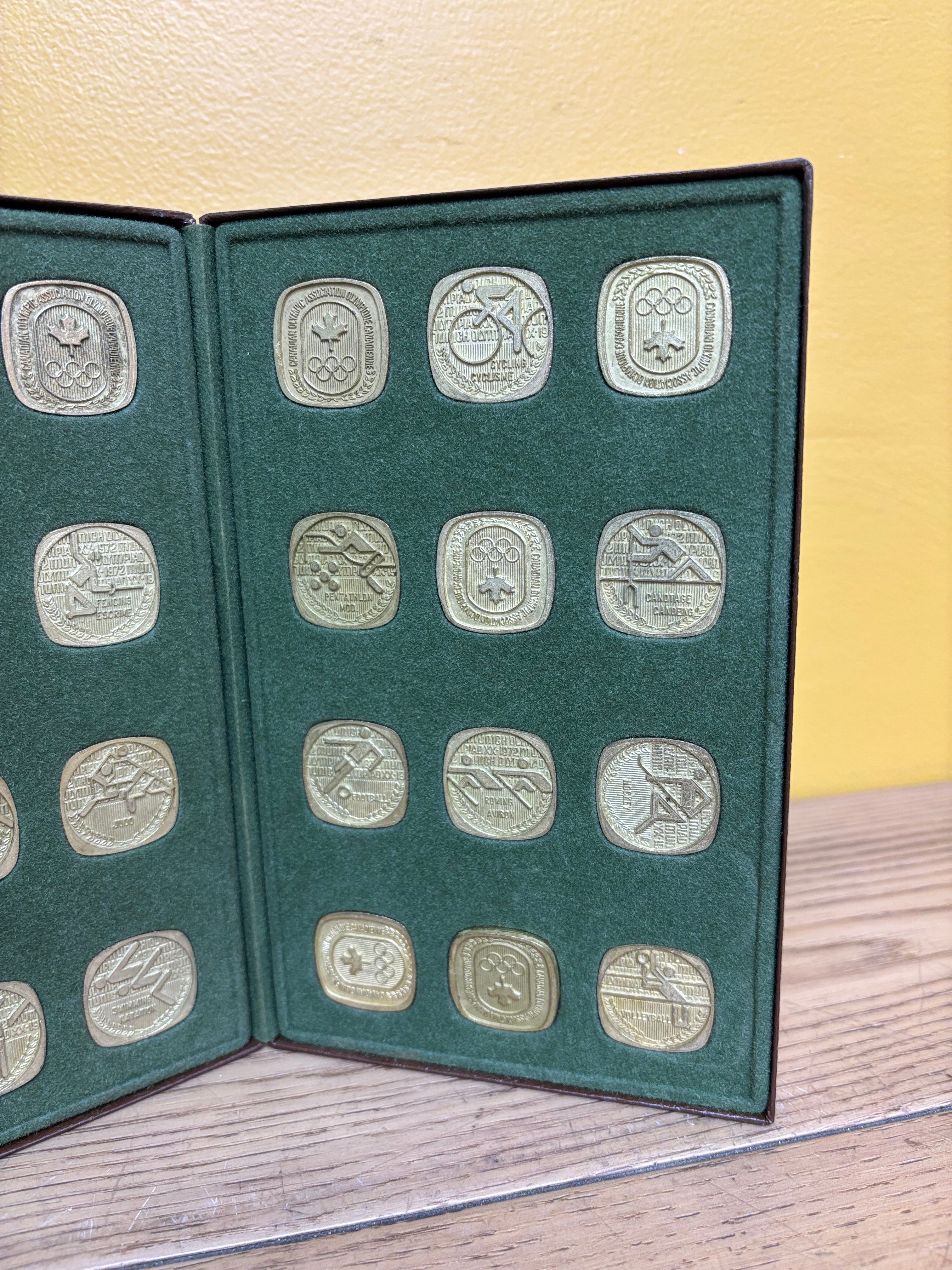 Munich Olympic Games Medallion and Token Set