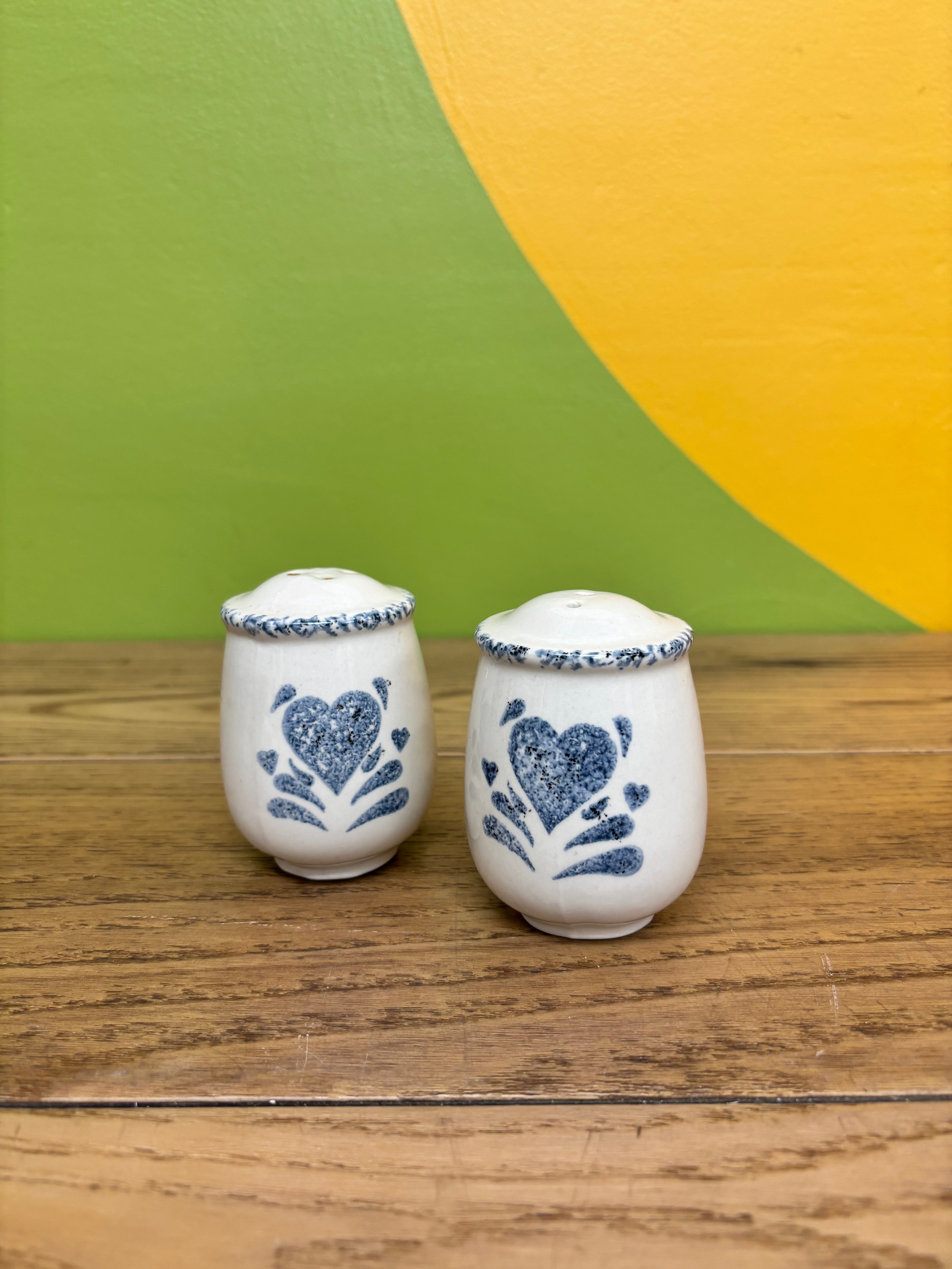 Stoneware Salt and Pepper Shakers
