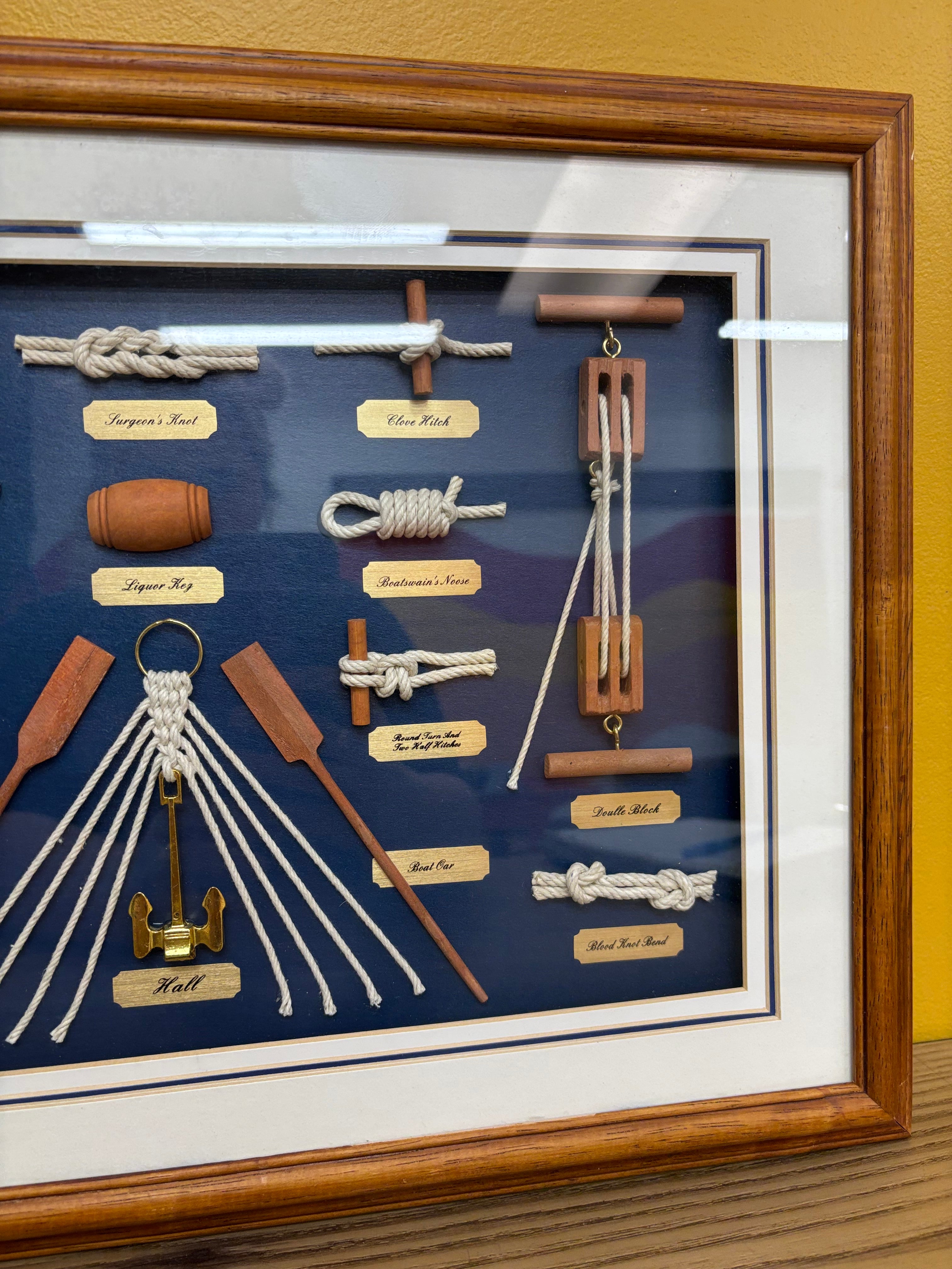 Framed Nautical Knot Art