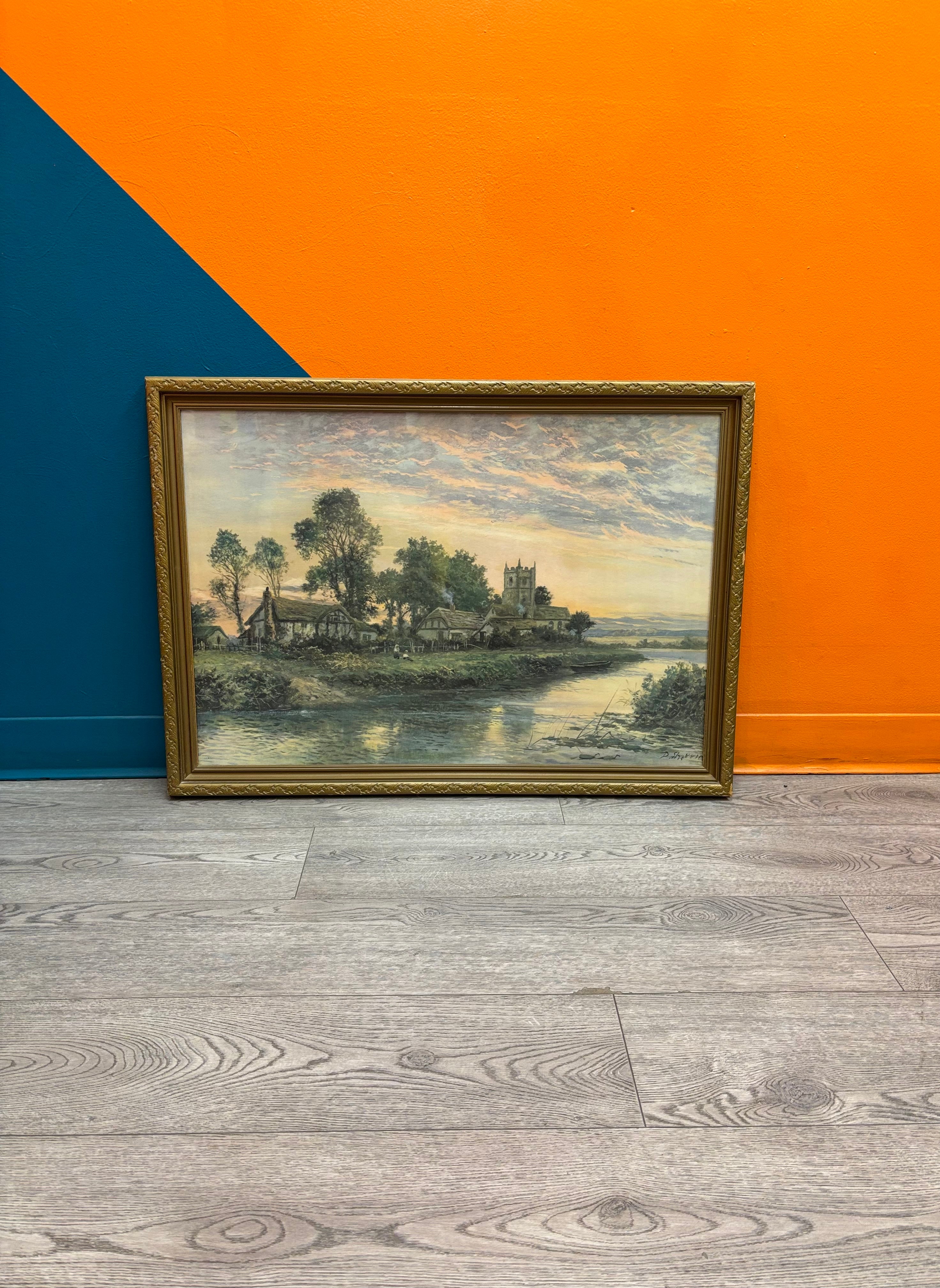 A Peaceful Evening Print by Daniel Sherrin