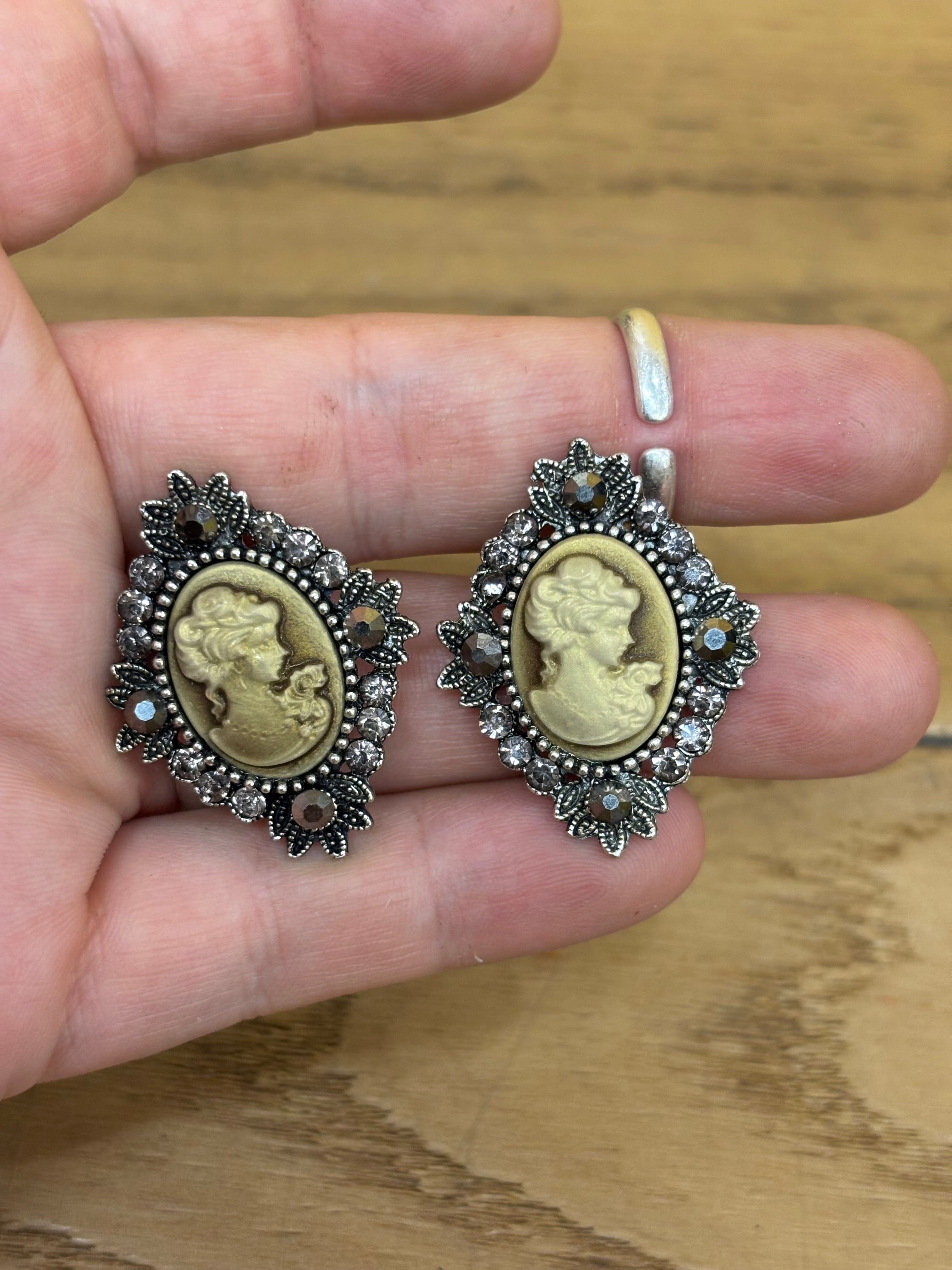 Cameo Earrings