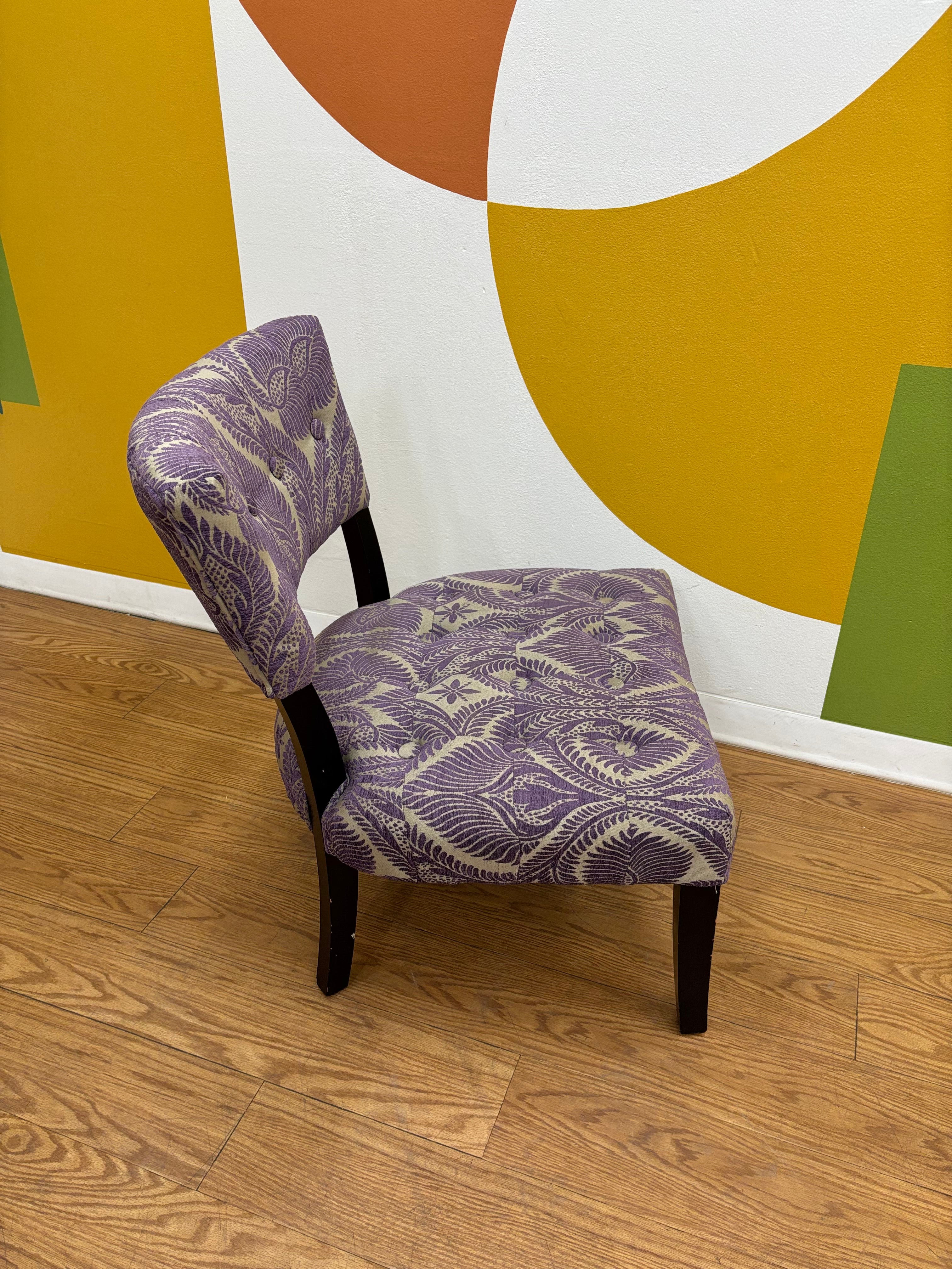 Purple Accent Chair