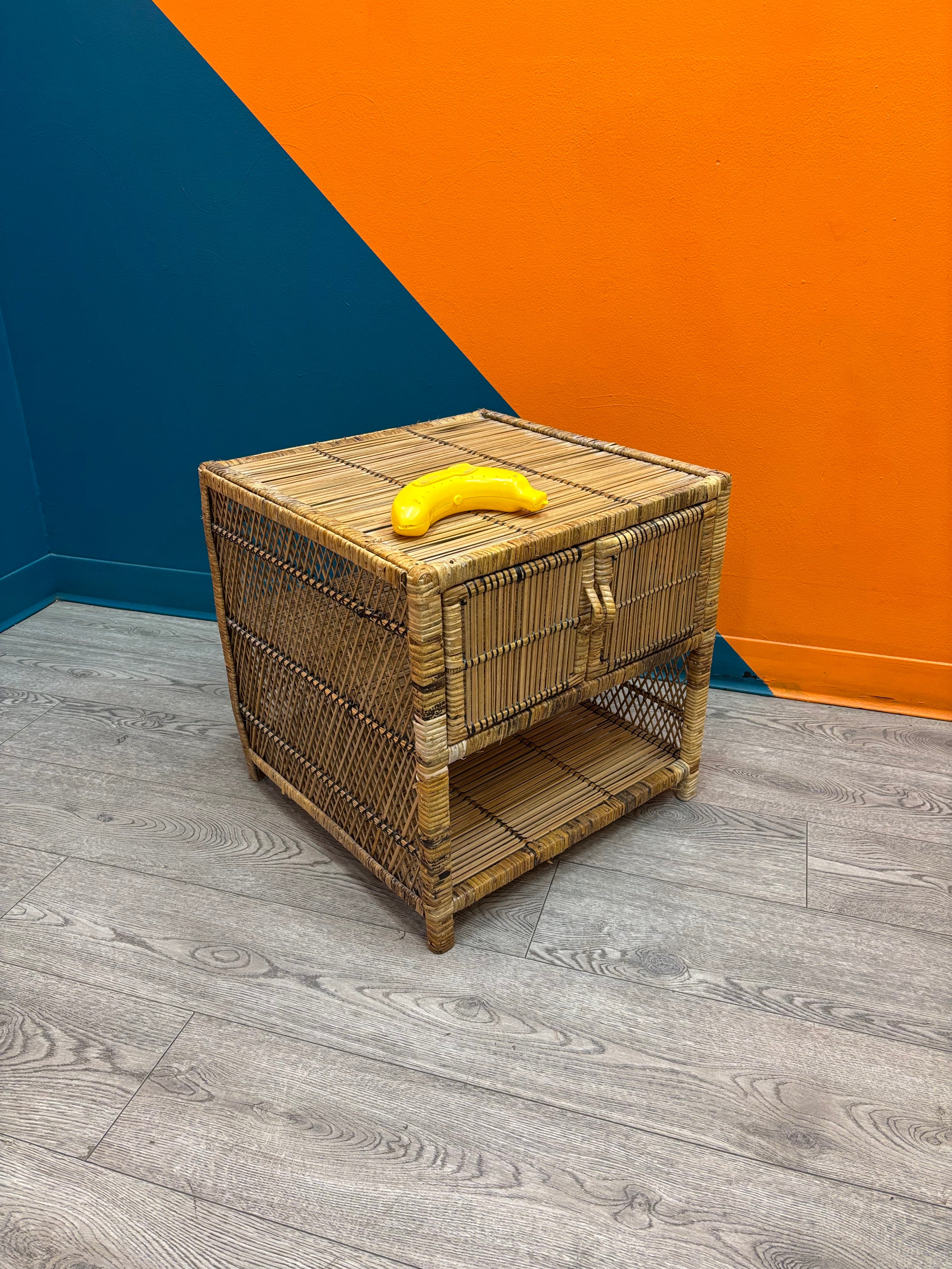Wicker Nightstand