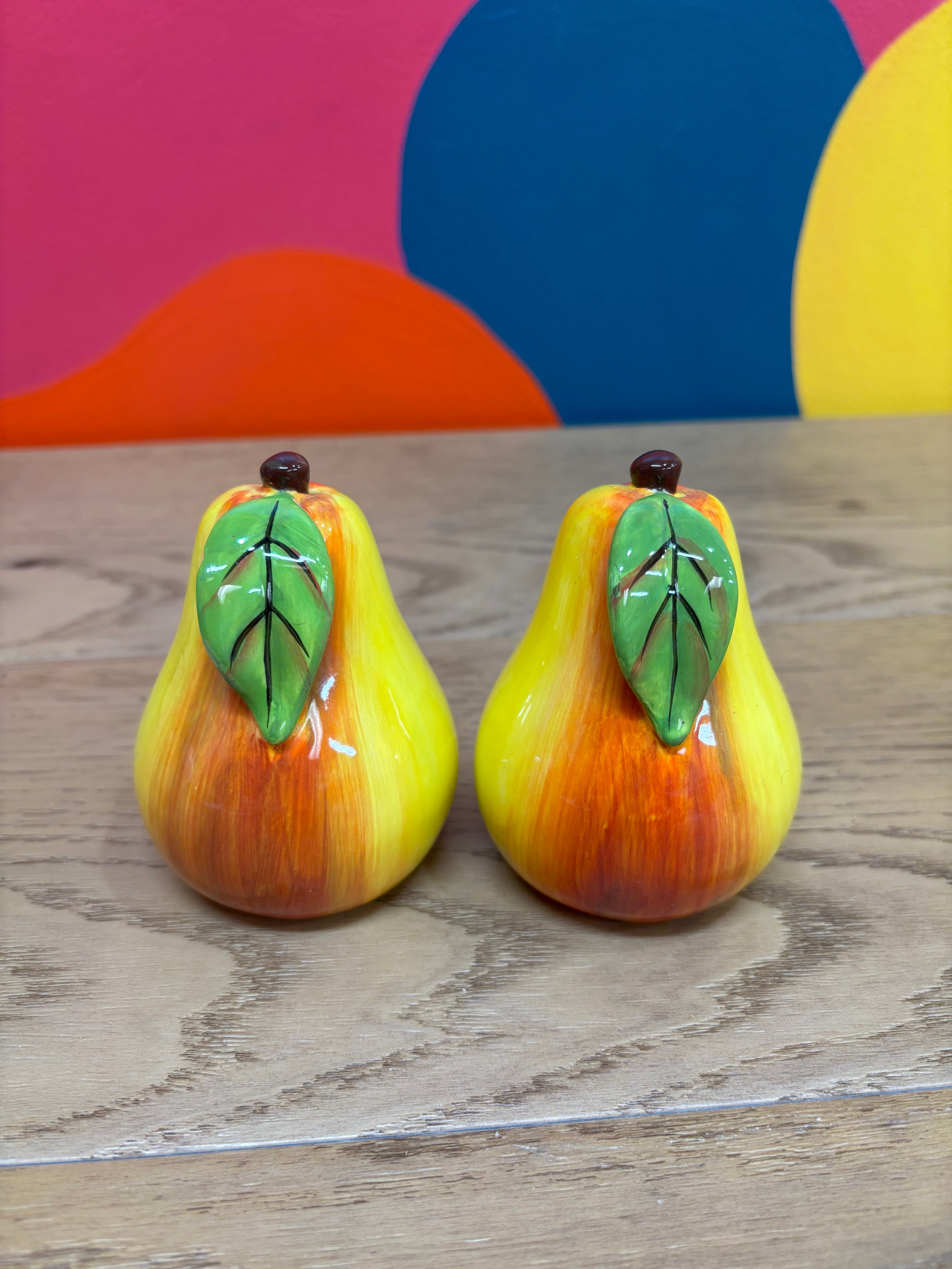 Pear Salt & Pepper Shakers