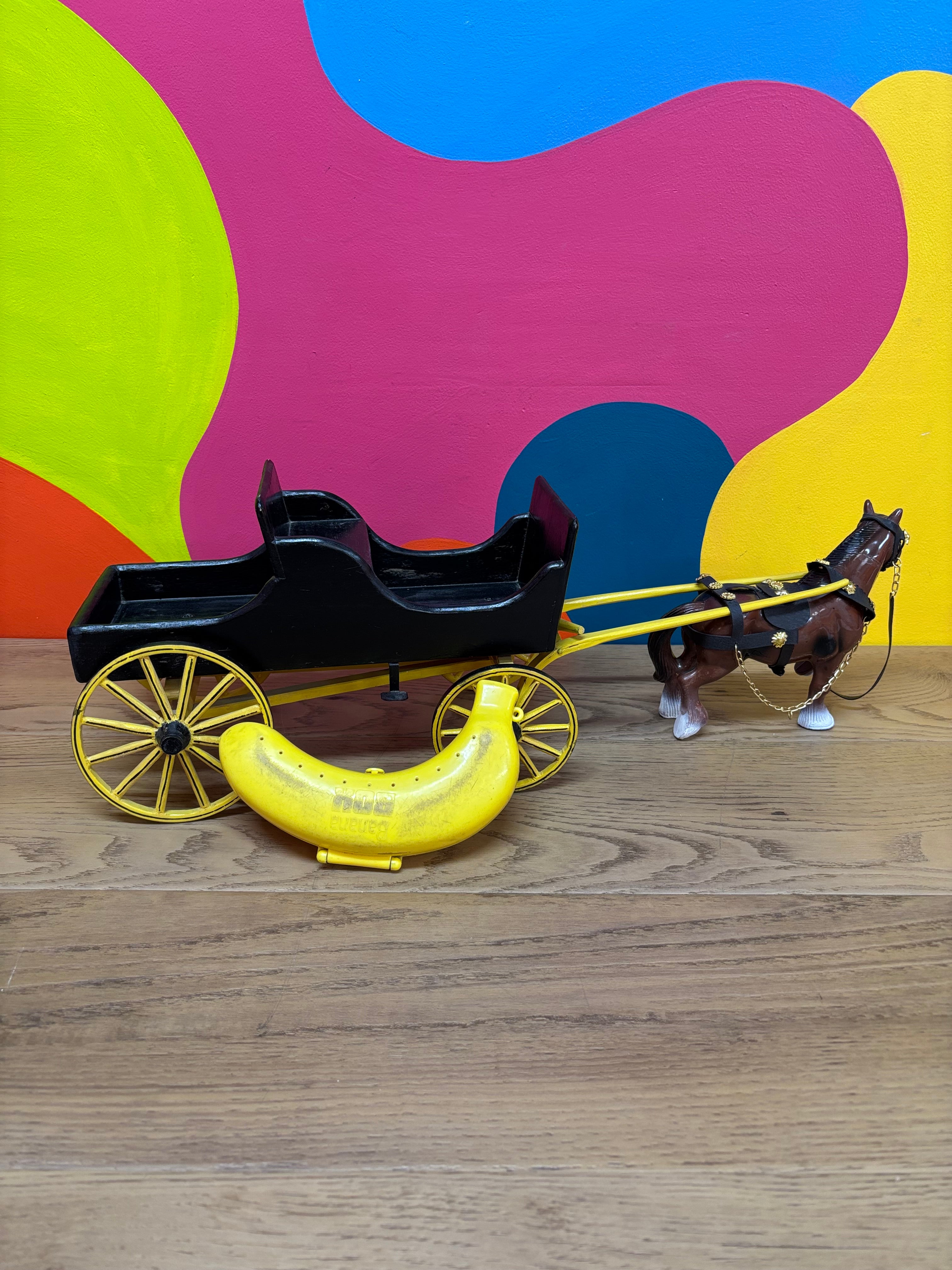 Decorative Horse & Carriage Display