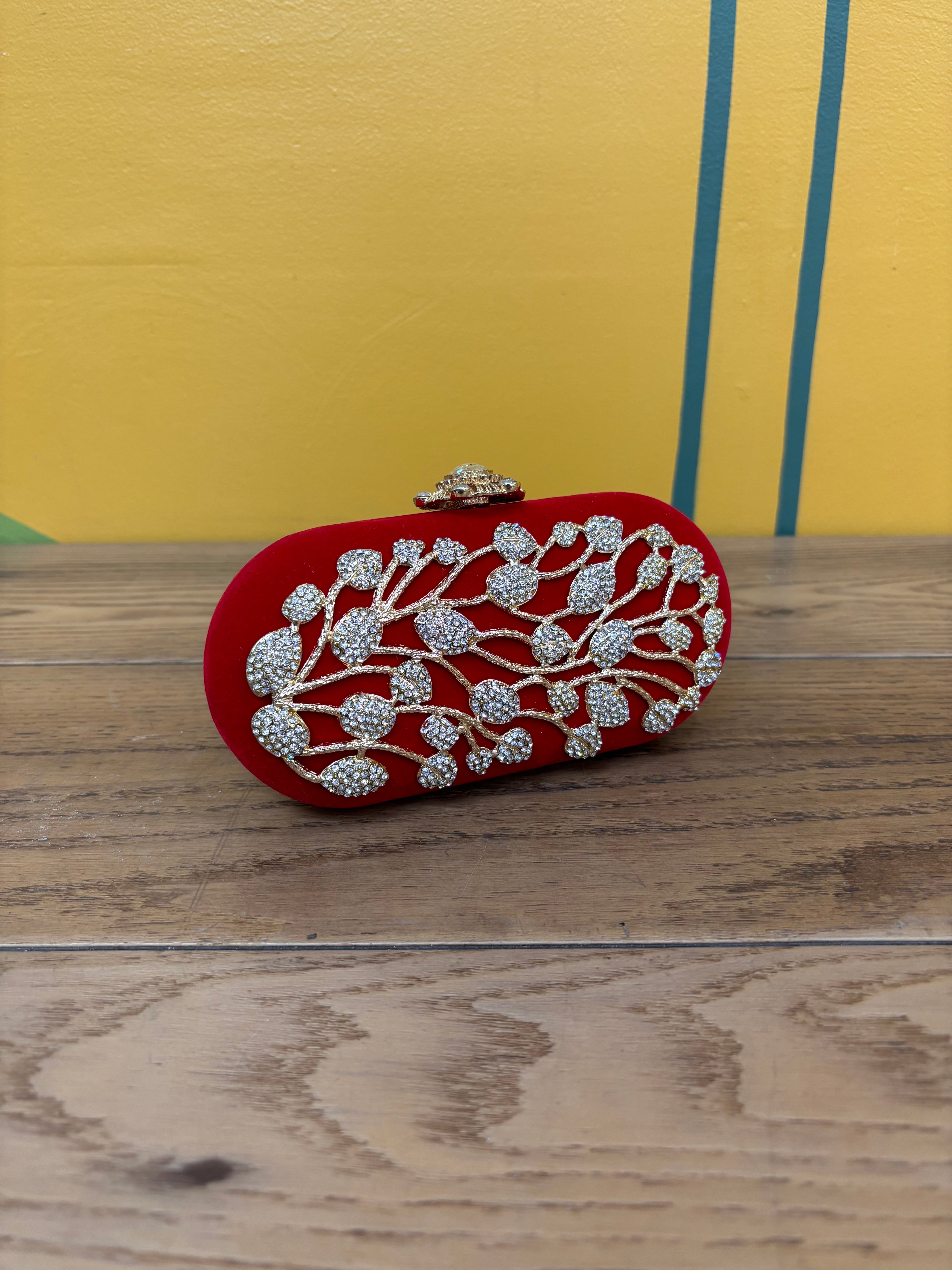 Red Velvet Clutch