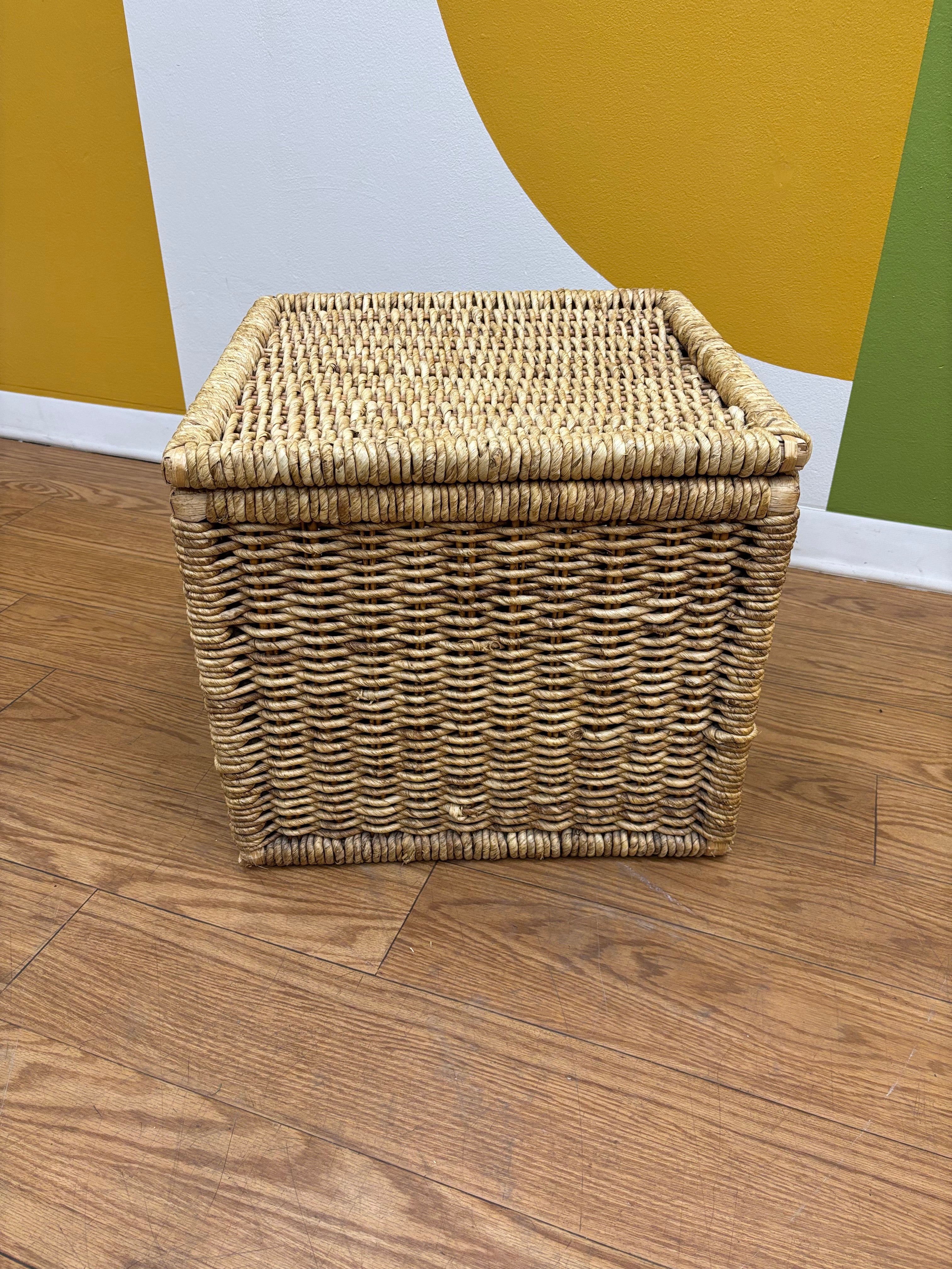 Square Wicker Hamper