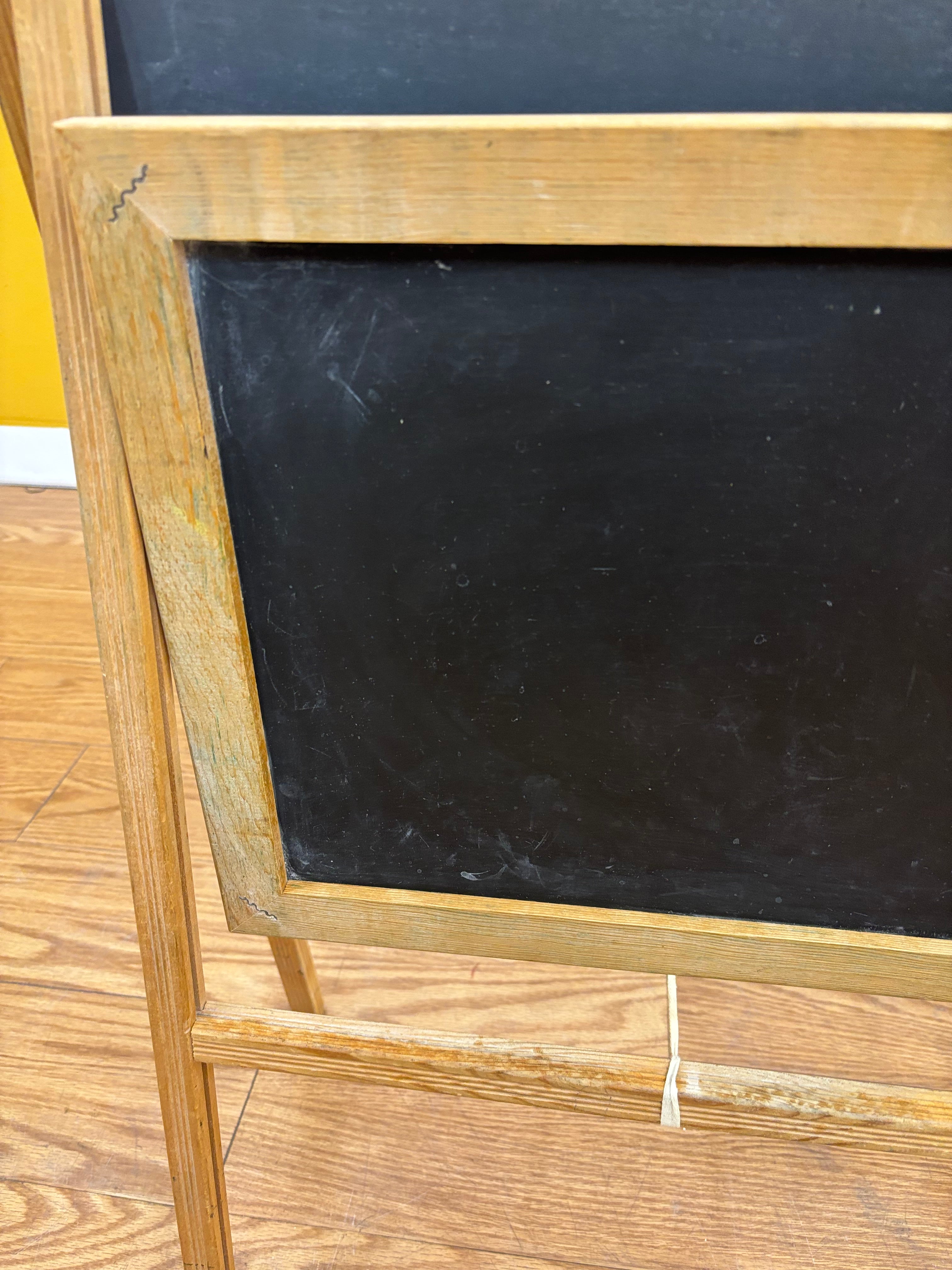Wood Children's Folding Chalkboard