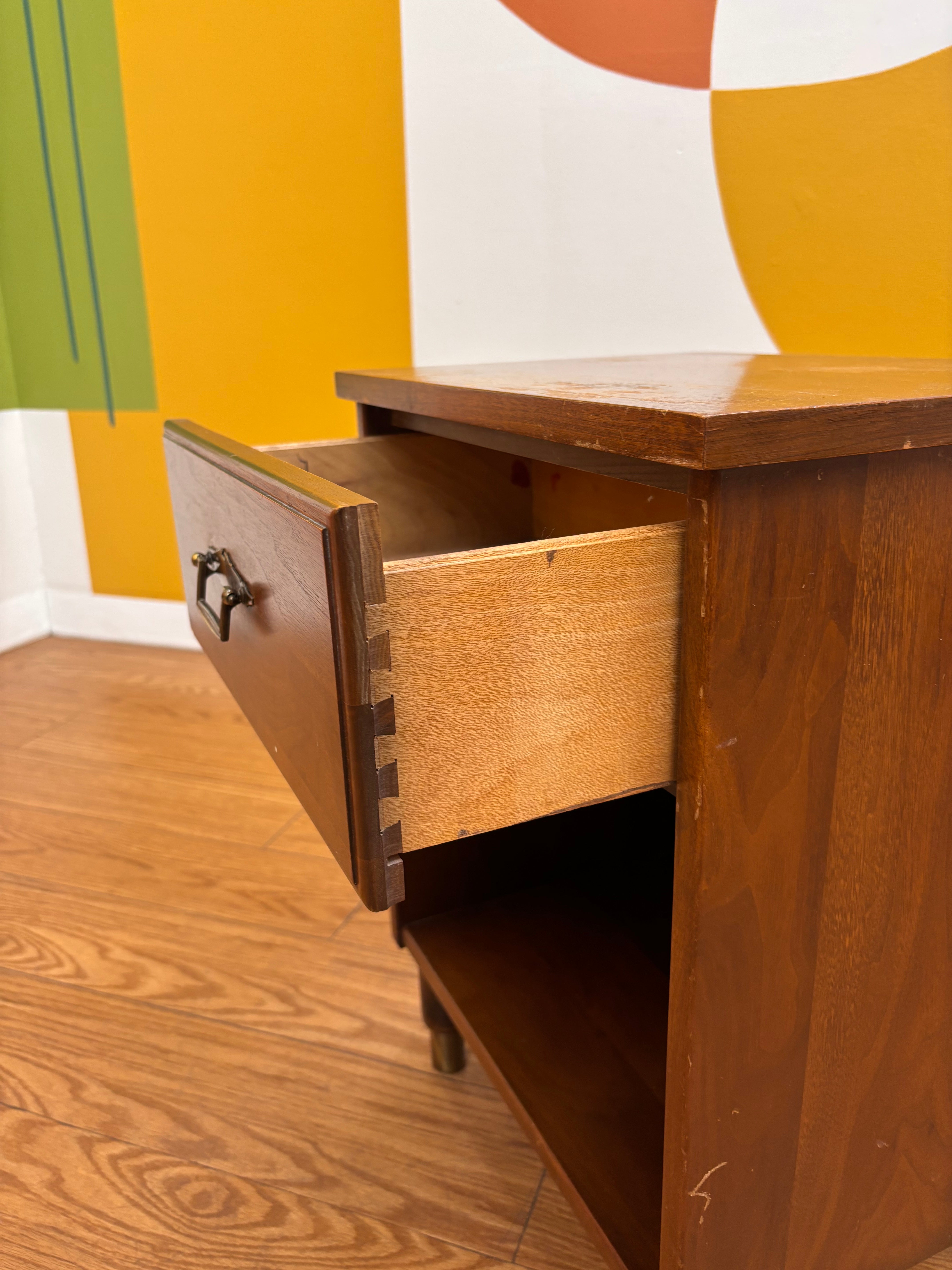 Wood Nightstand