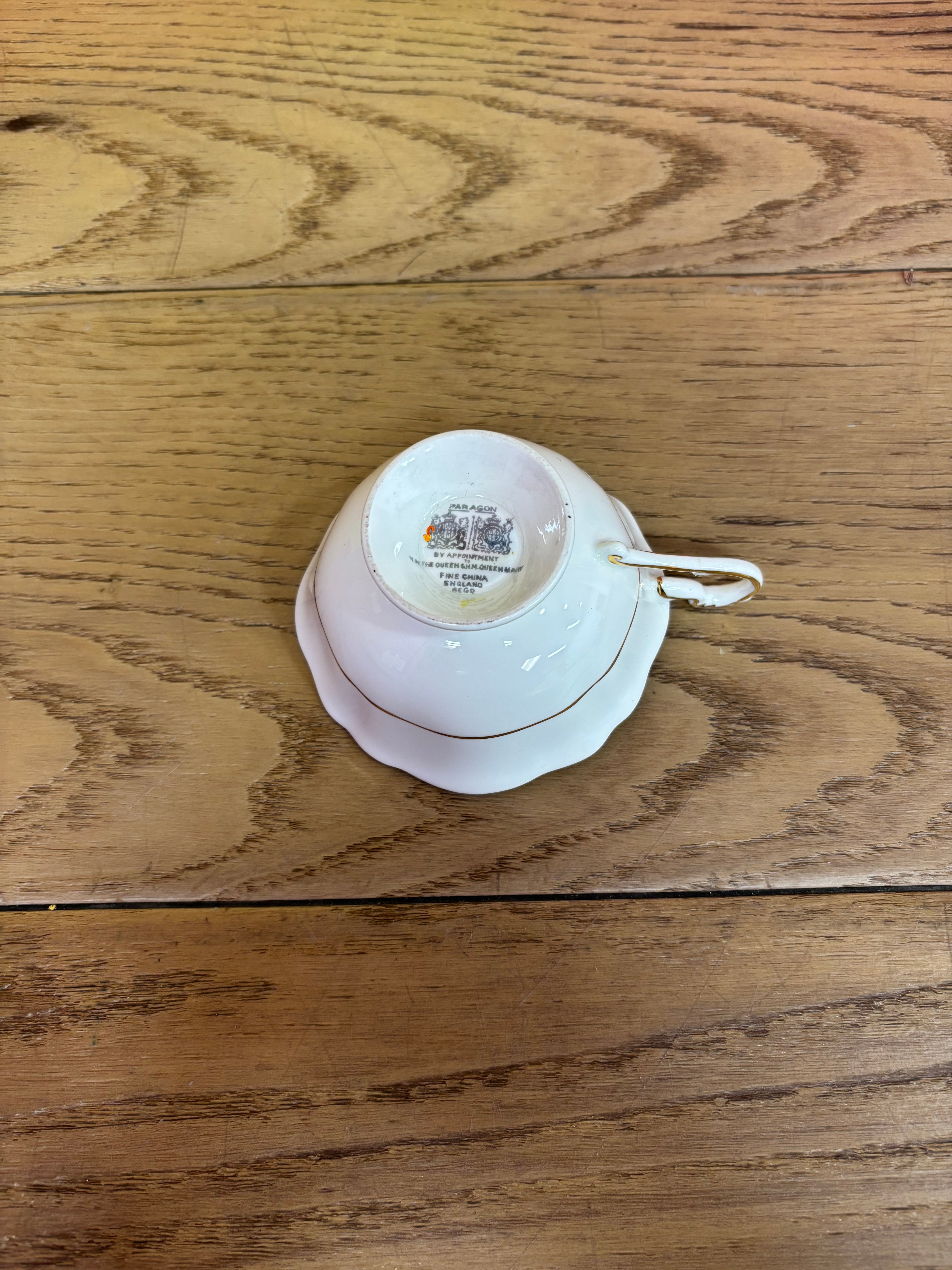 Paragon Queen Mary Teacup and Saucer