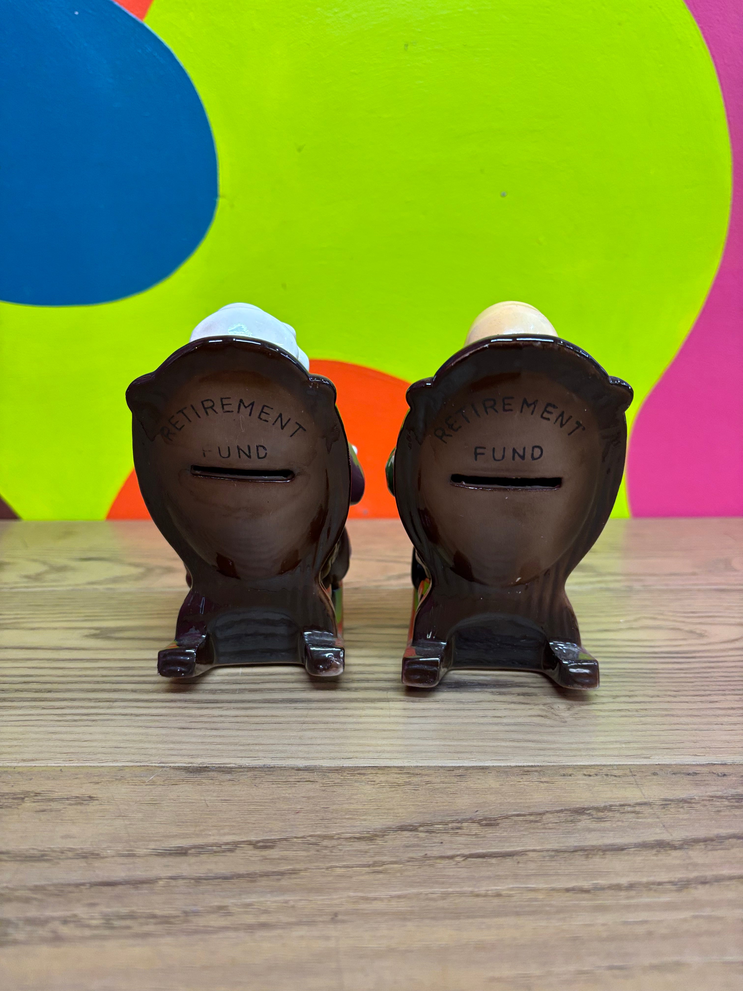 Grandma & Grandpa Retirement Fund Coin Banks