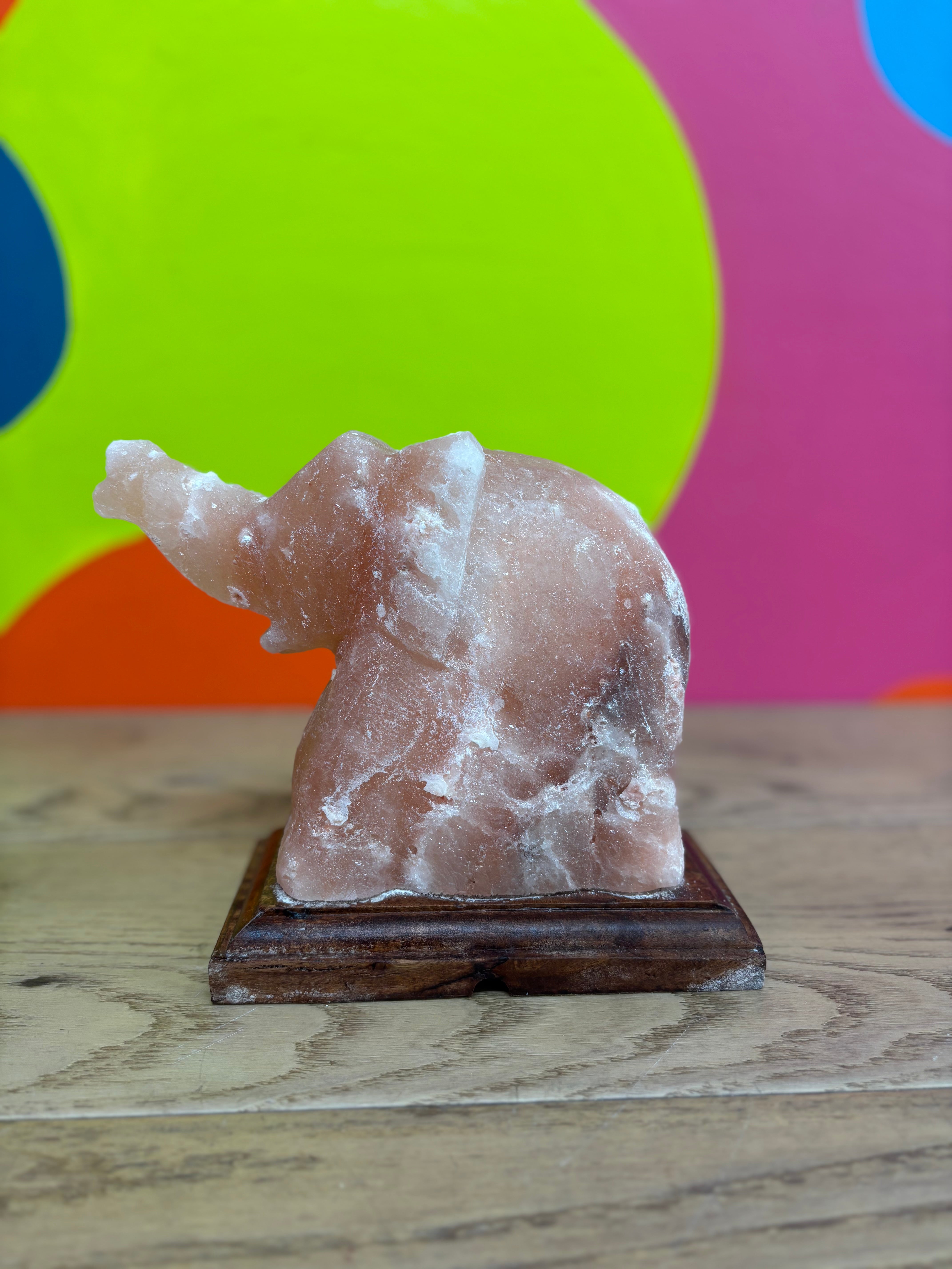 Himalayan Pink Salt Elephant