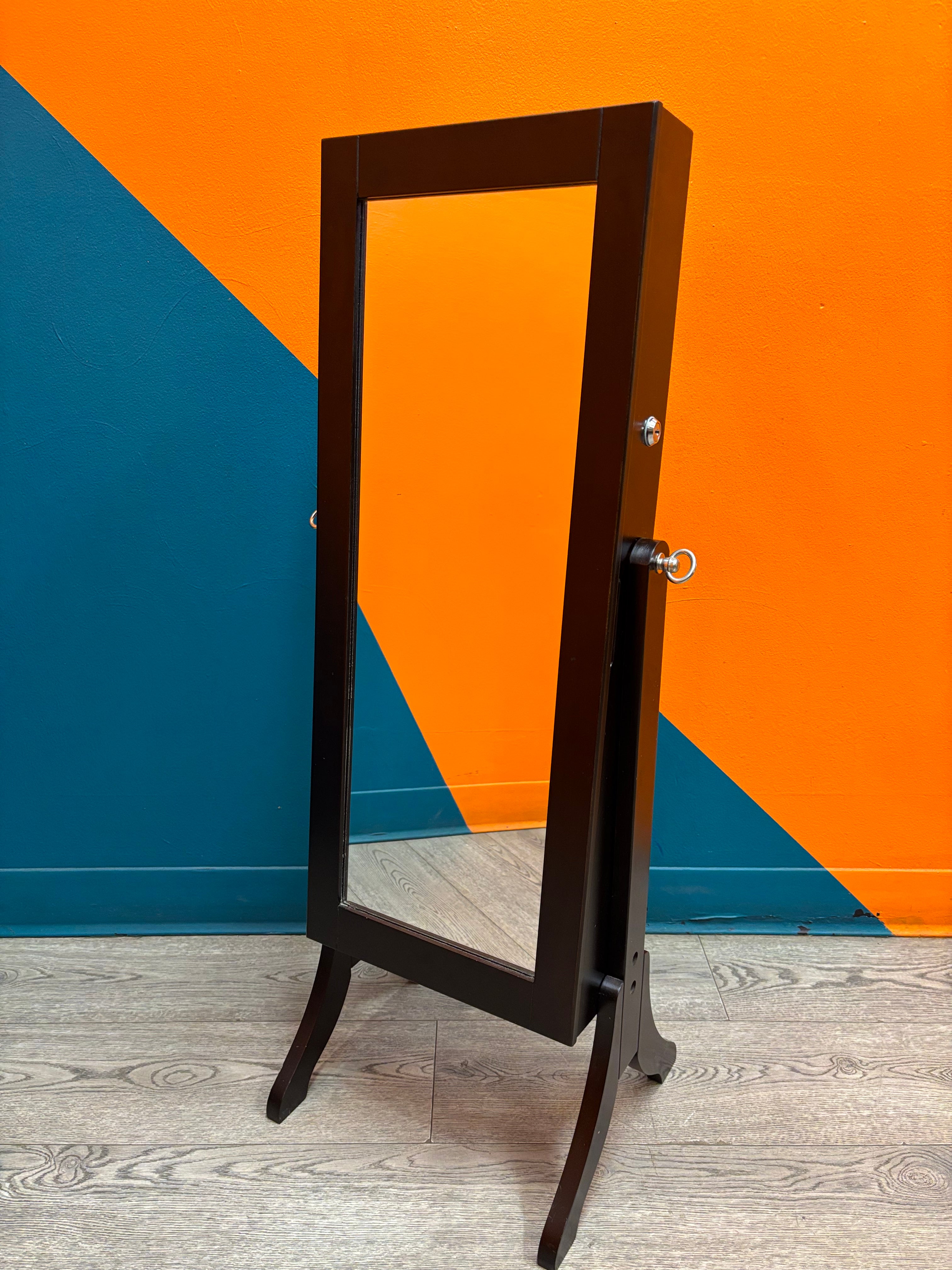 Small Mirror Jewelry Organizer