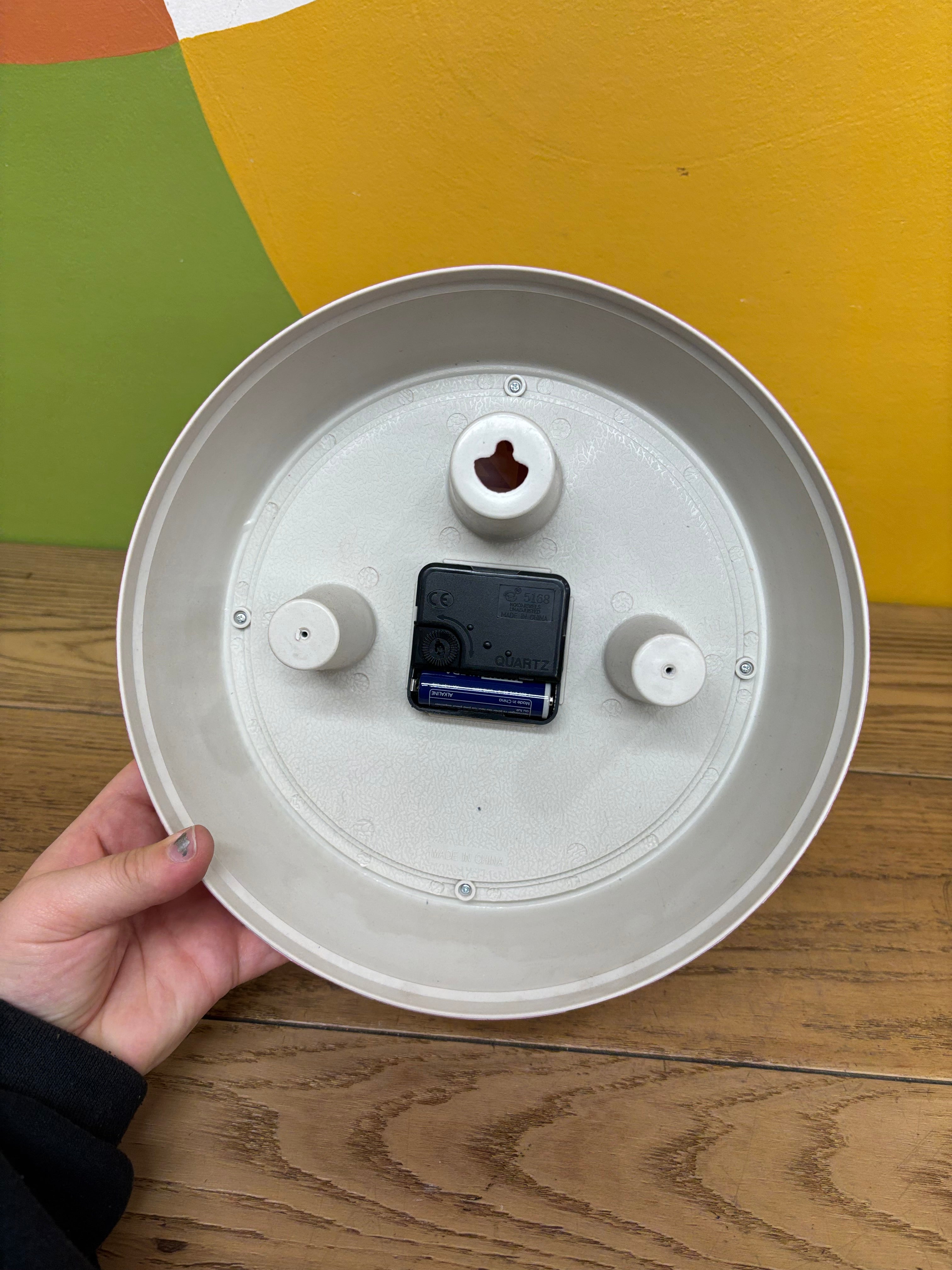 Kieragrace 9.5" Retro Red Clock